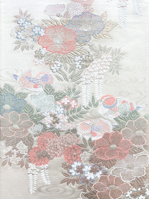 Fabric Panel【Emi】壁掛けきもの帯ファブリックパネル【咲】