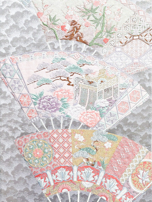 Fabric Panel【Reika】壁掛けきもの帯ファブリックパネル【麗花】