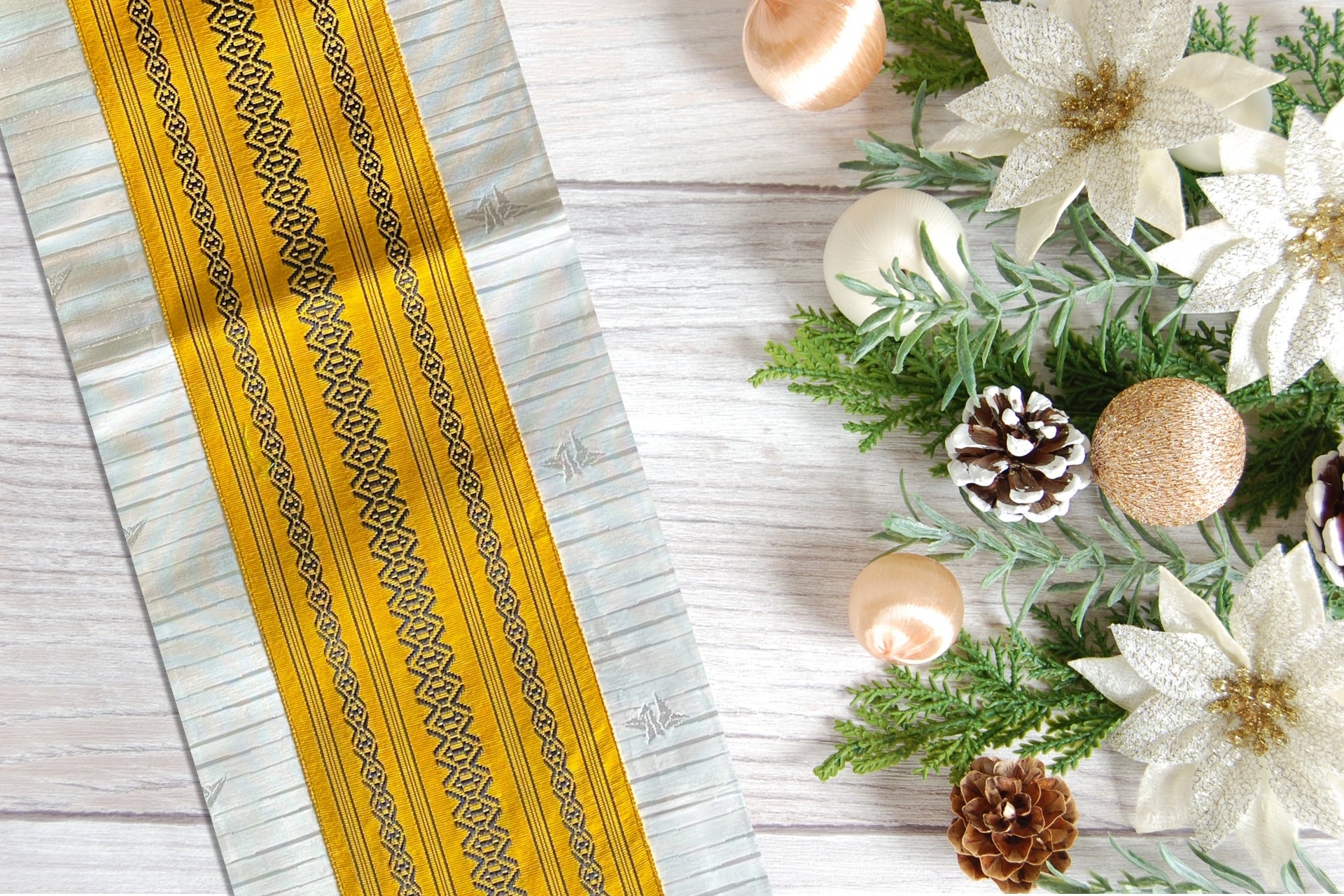 着物帯テーブルランナー-Table Runner-【KTR041】