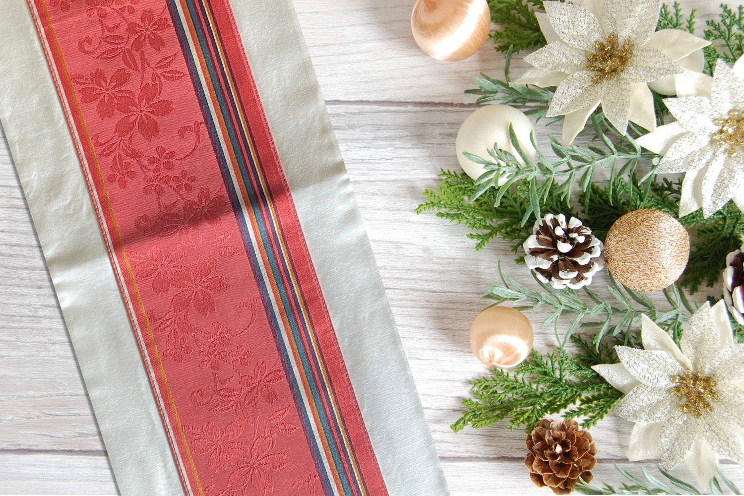 着物帯テーブルランナー-Table Runner-【KTR042】