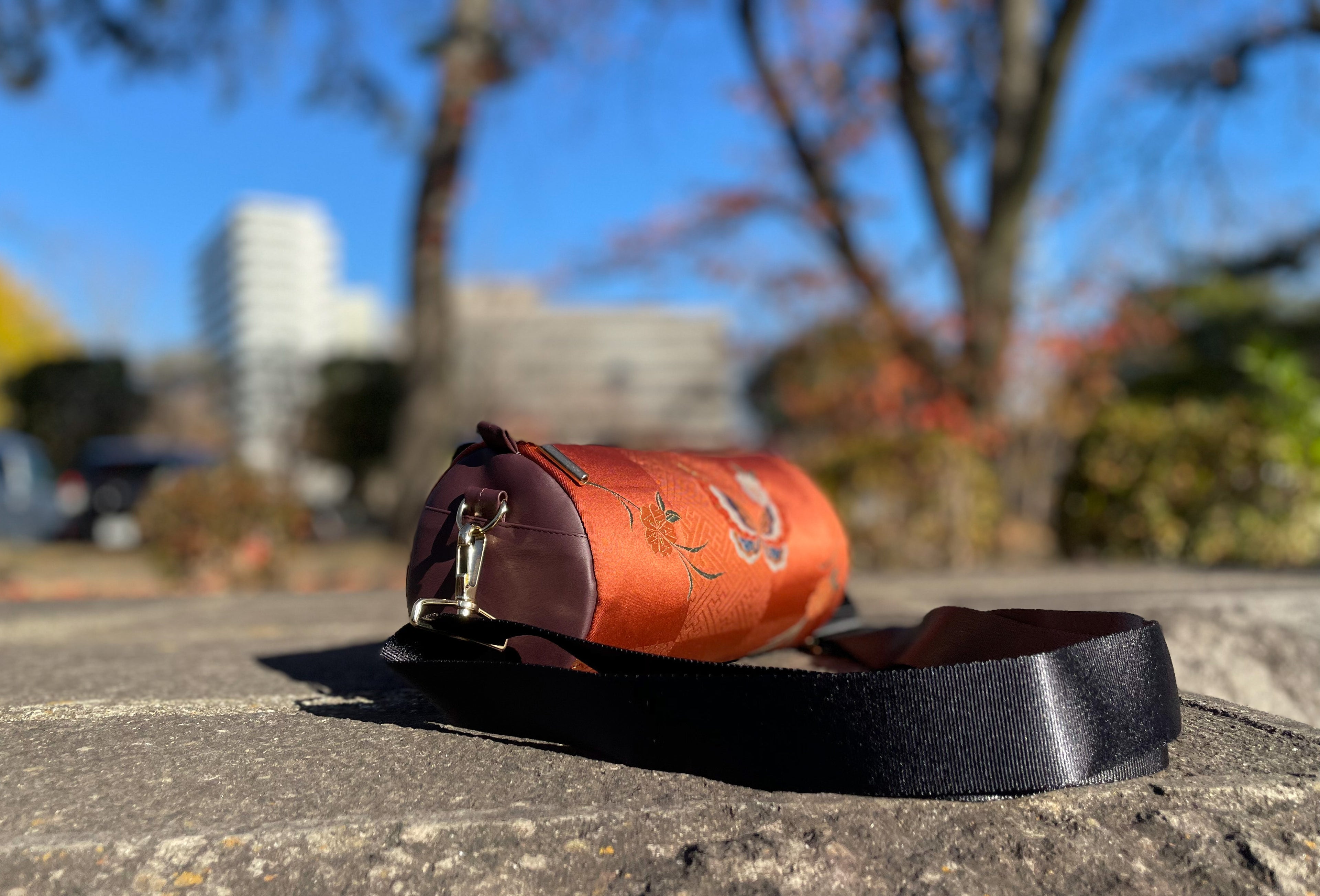 Cylinder Shoulder Bag【Kochou】 筒型シリンダーバッグ【胡蝶】