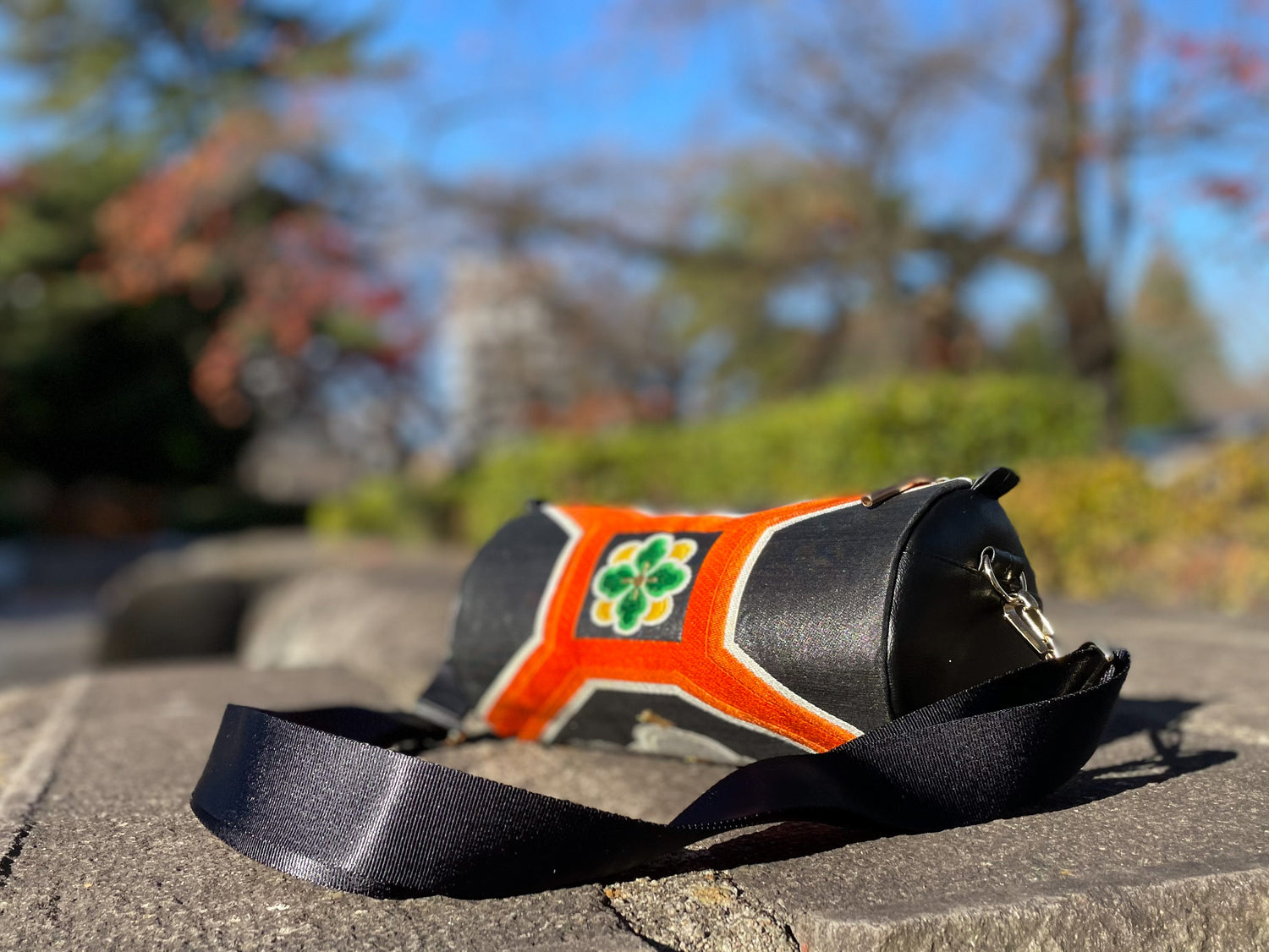 Cylinder Shoulder Bag【Oruha】 筒型シリンダーバッグ【織葉】