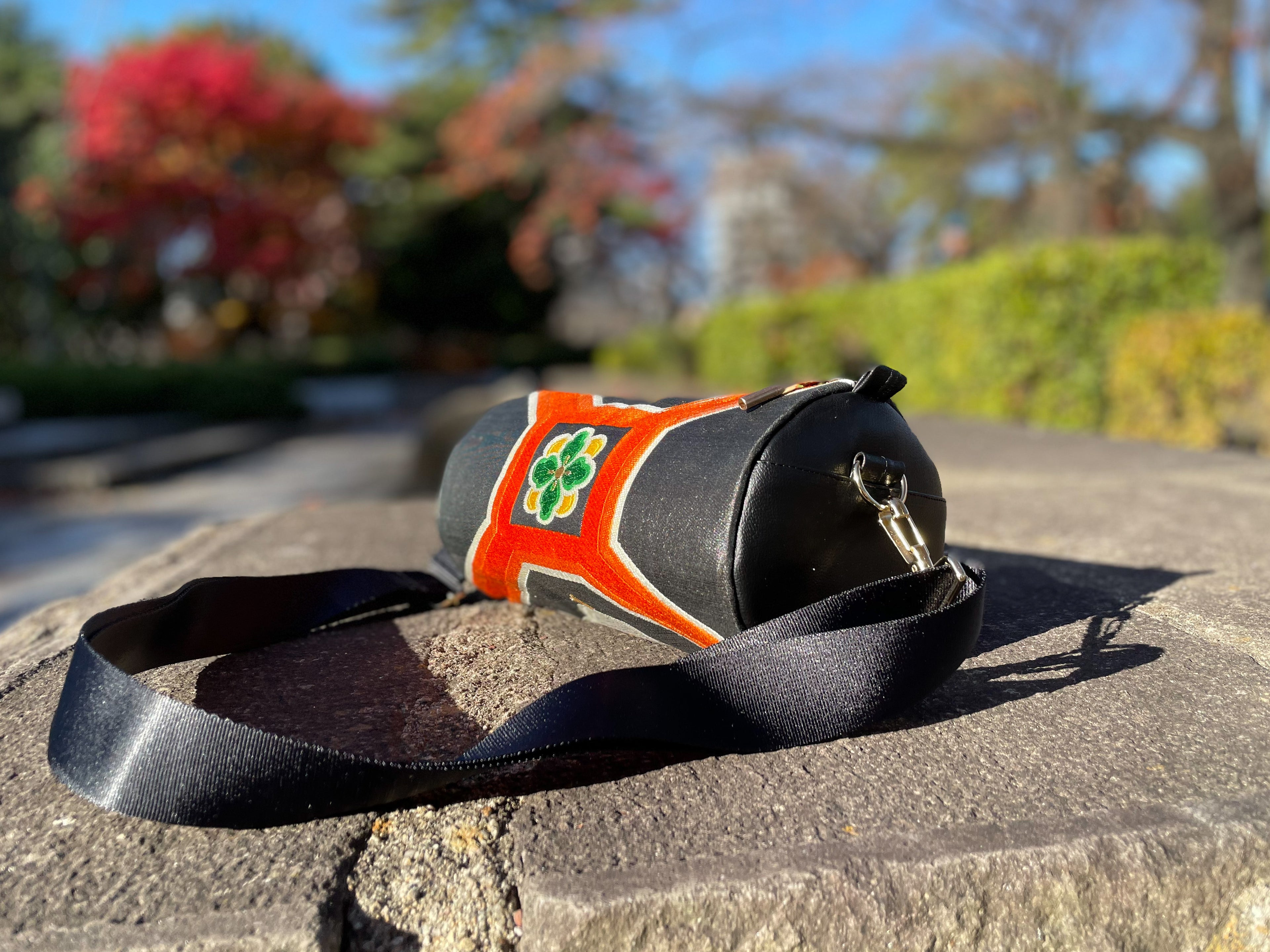 Cylinder Shoulder Bag【Oruha】 筒型シリンダーバッグ【織葉】