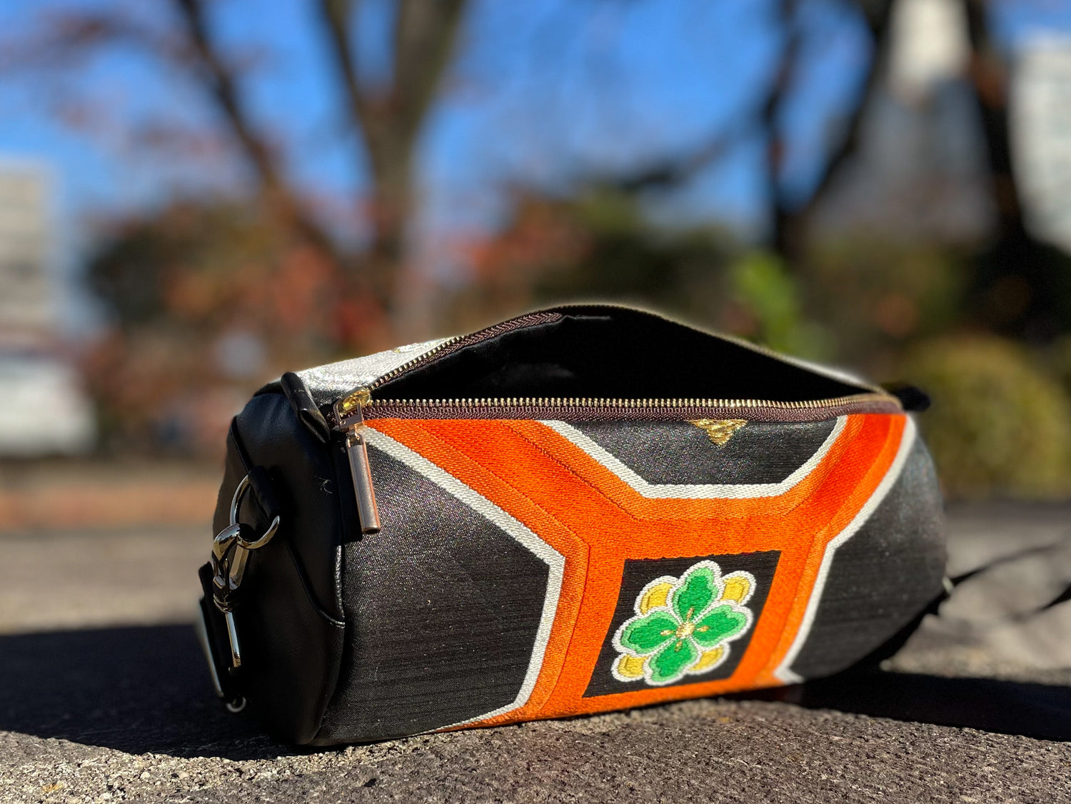 Cylinder Shoulder Bag【Oruha】 筒型シリンダーバッグ【織葉】