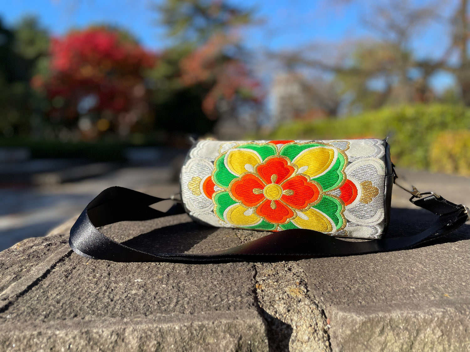 Cylinder Shoulder Bag【Oruha】 筒型シリンダーバッグ【織葉】