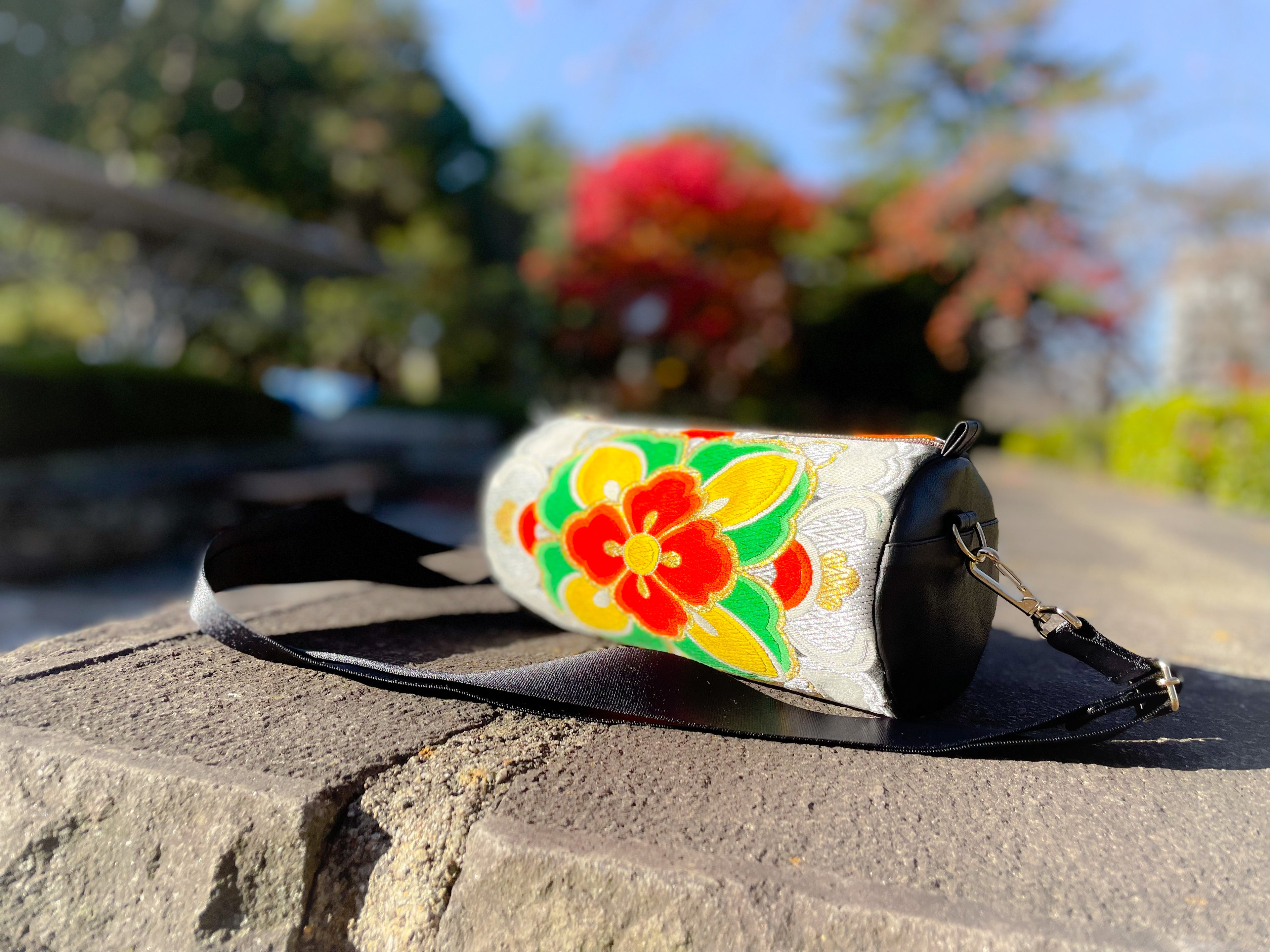 Cylinder Shoulder Bag【Oruha】 筒型シリンダーバッグ【織葉】