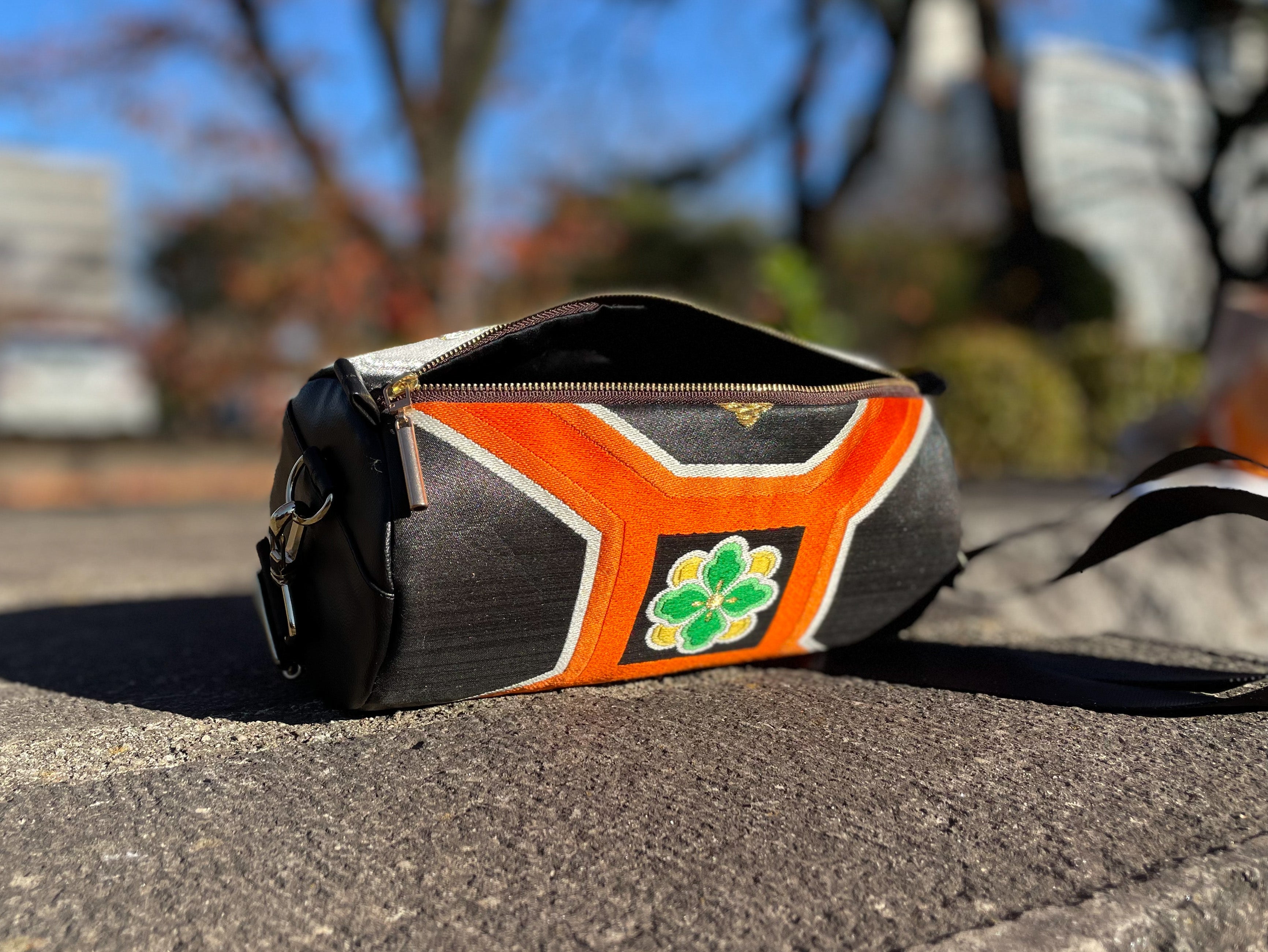 Cylinder Shoulder Bag【Oruha】 筒型シリンダーバッグ【織葉】