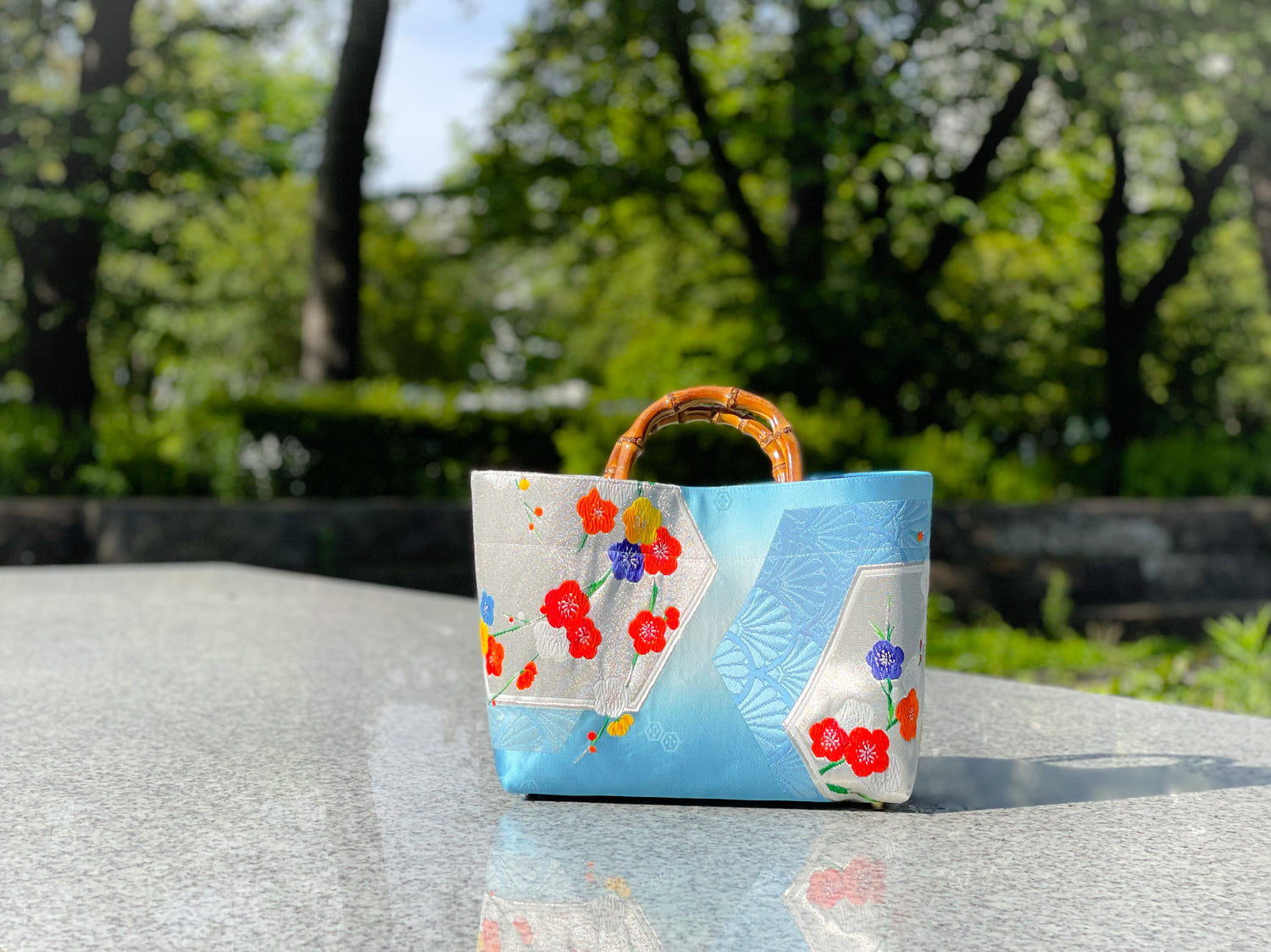 Eternity Tote Bag with bamboo handle 【Miyako】  竹持ち手のエタニティトートバッグ【京】