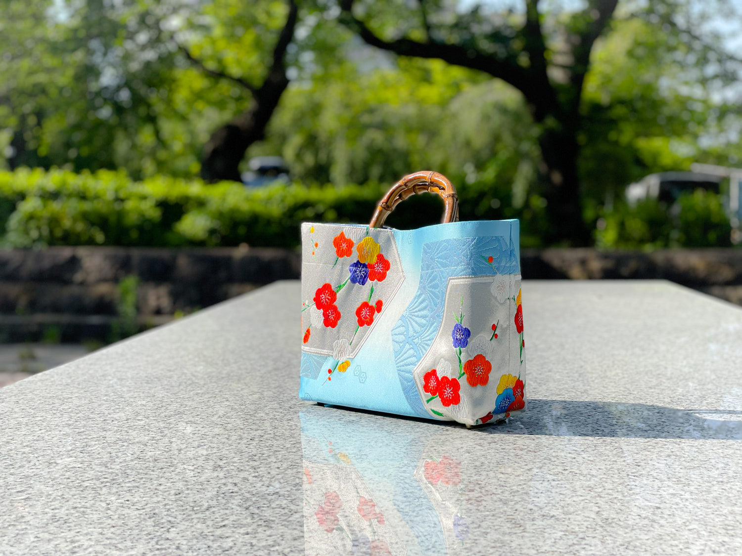 Eternity Tote Bag with bamboo handle 【Miyako】  竹持ち手のエタニティトートバッグ【京】