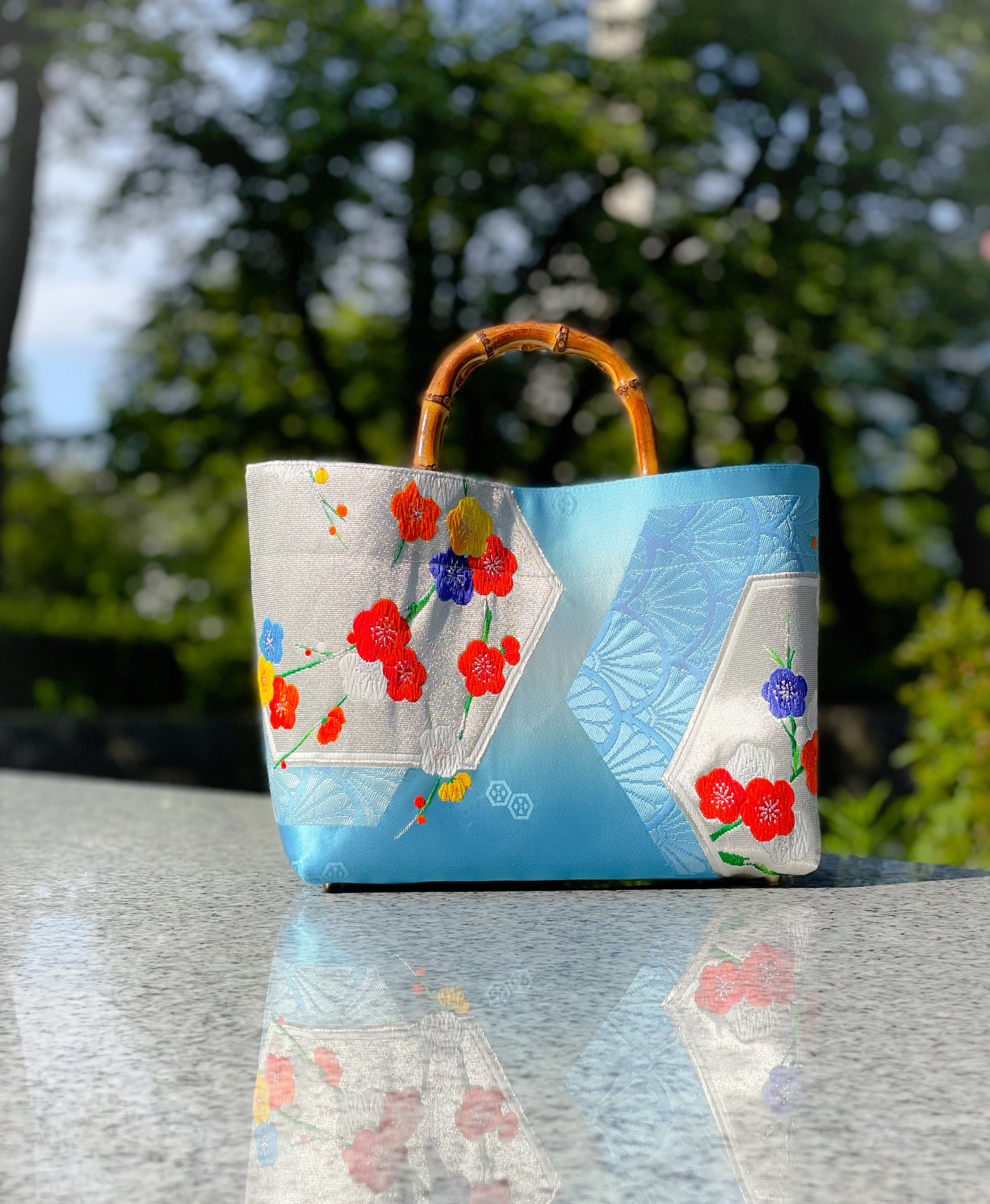 Eternity Tote Bag with bamboo handle 【Miyako】  竹持ち手のエタニティトートバッグ【京】