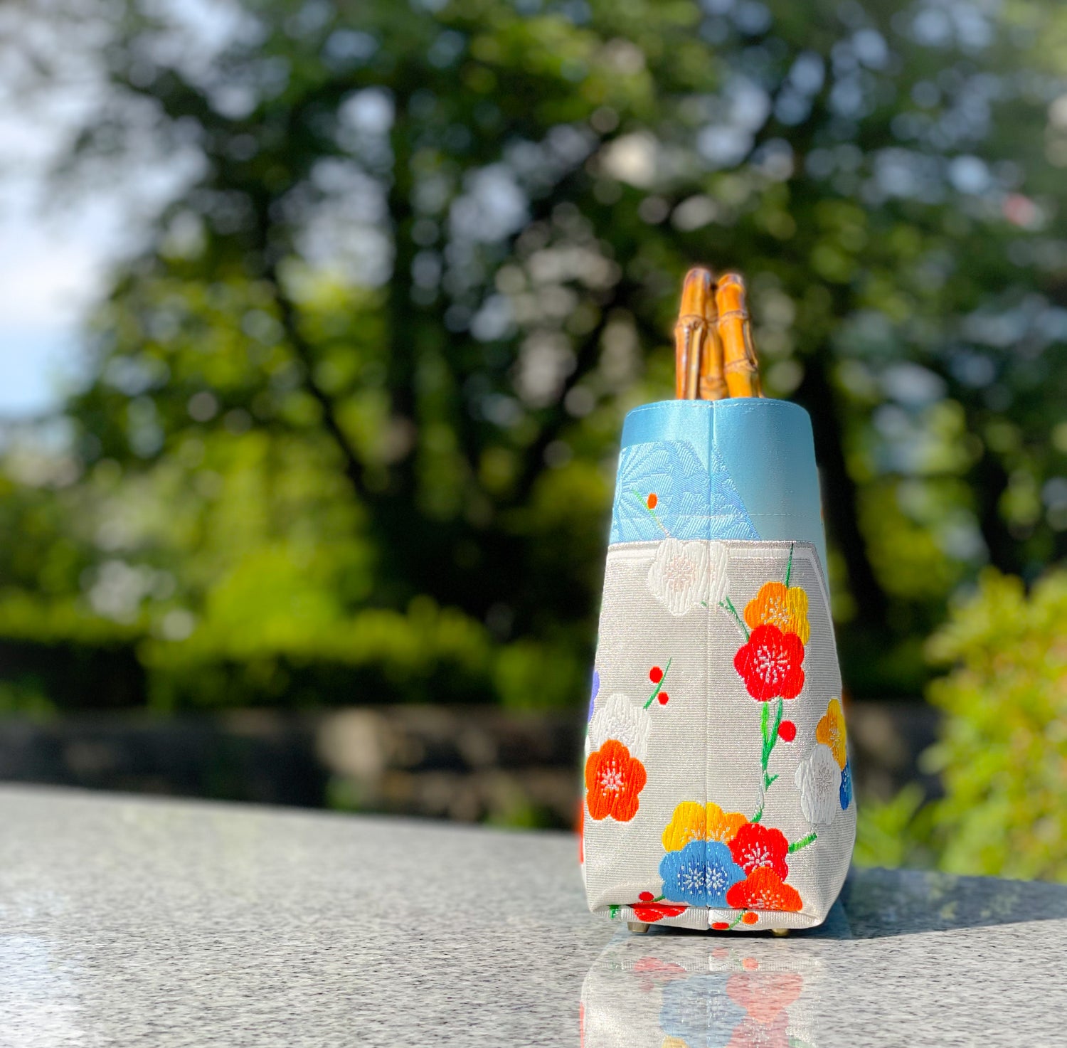 Eternity Tote Bag with bamboo handle 【Miyako】  竹持ち手のエタニティトートバッグ【京】