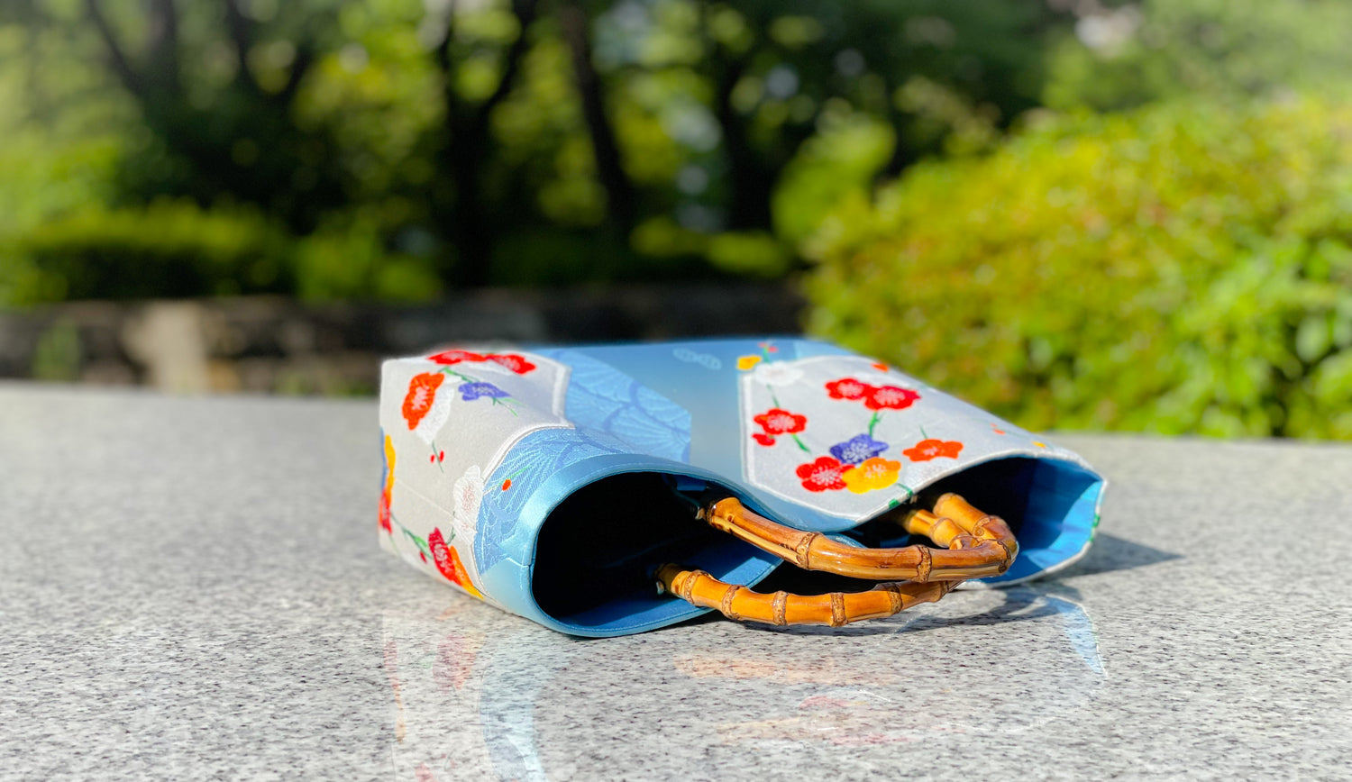 Eternity Tote Bag with bamboo handle 【Miyako】  竹持ち手のエタニティトートバッグ【京】