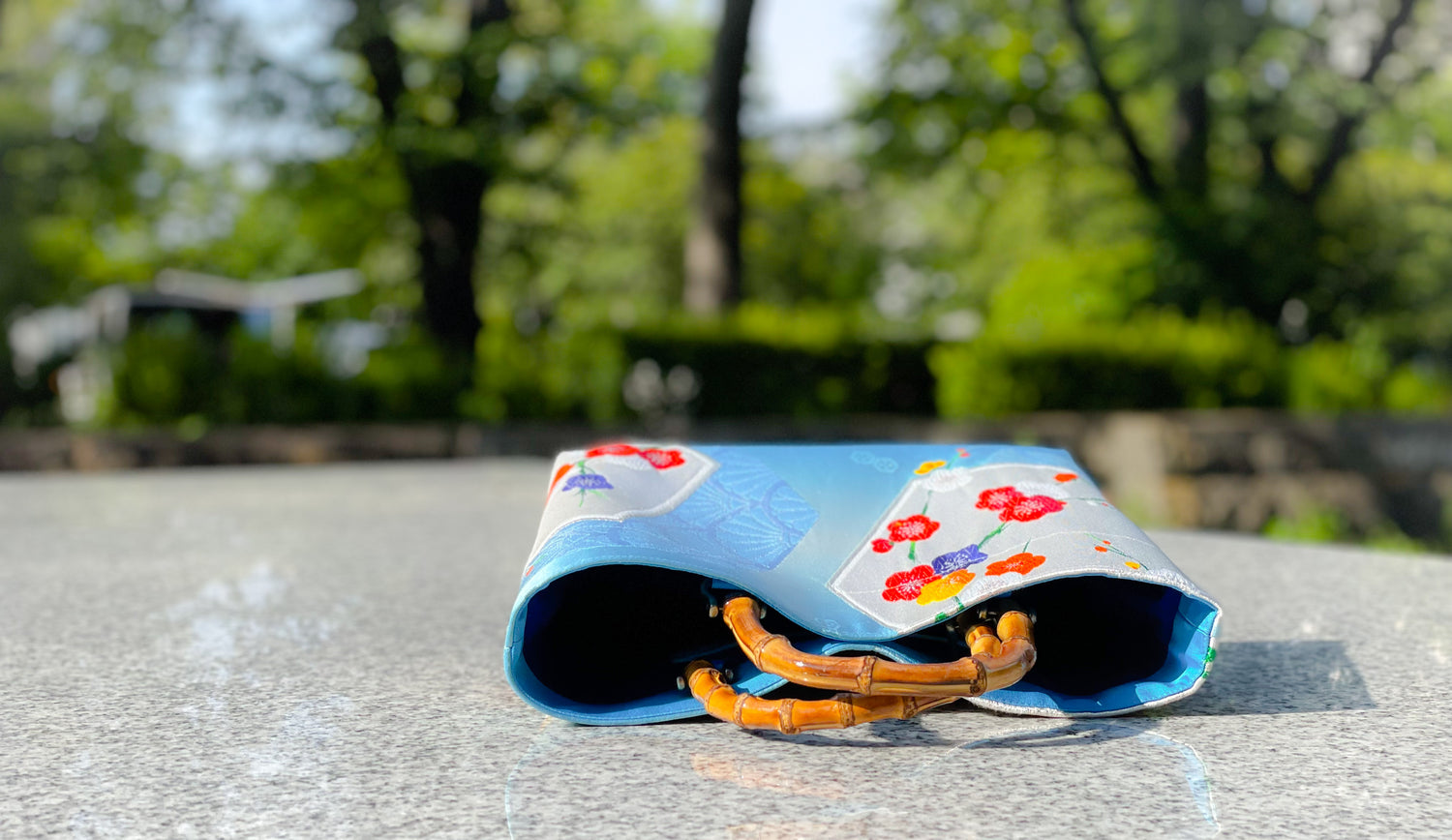 Eternity Tote Bag with bamboo handle 【Miyako】  竹持ち手のエタニティトートバッグ【京】