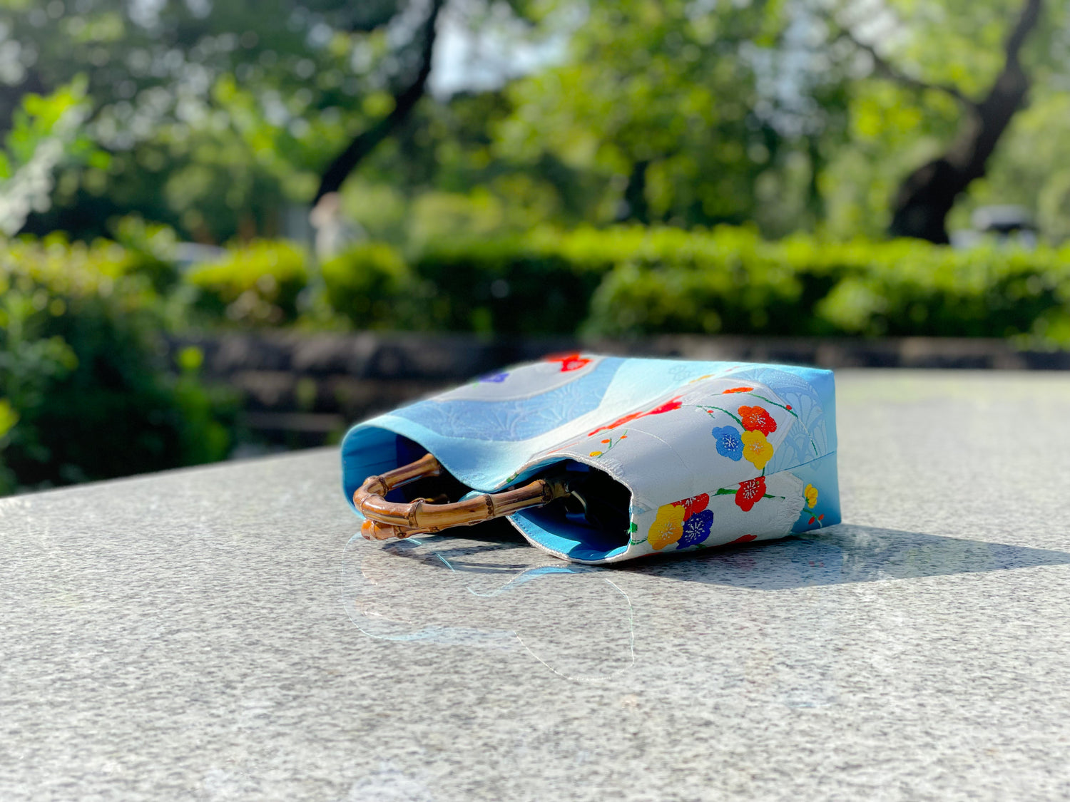 Eternity Tote Bag with bamboo handle 【Miyako】  竹持ち手のエタニティトートバッグ【京】