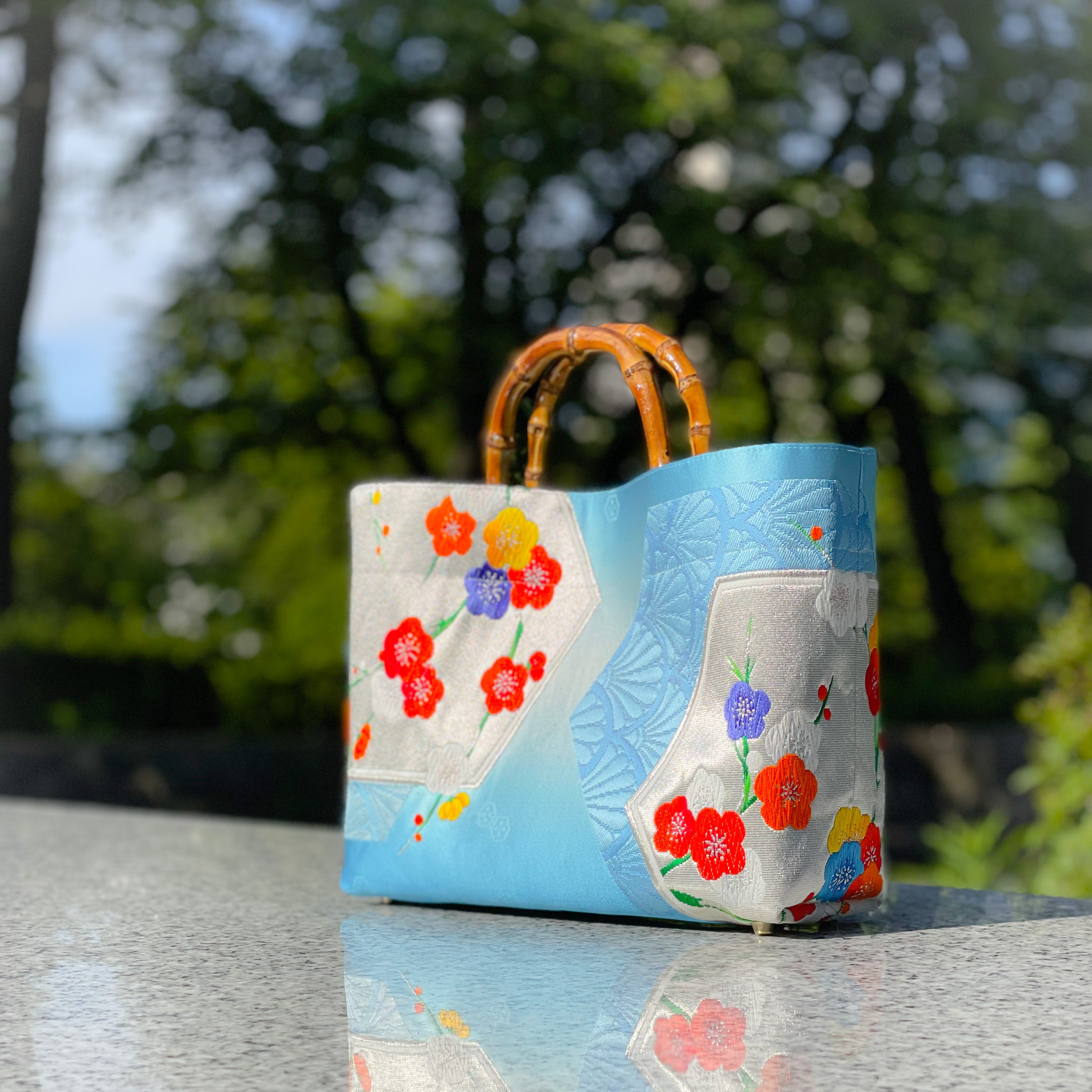 Eternity Tote Bag with bamboo handle 【Miyako】  竹持ち手のエタニティトートバッグ【京】