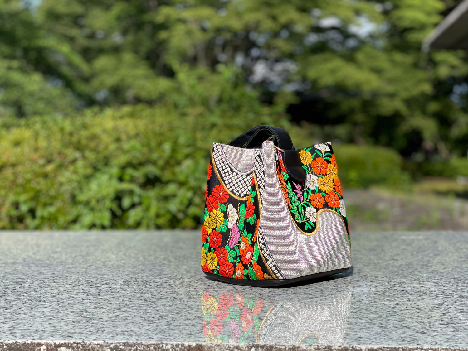 One-handle Bucket Bag【Akari】 ワンハンドルバケットバッグ【明花梨】