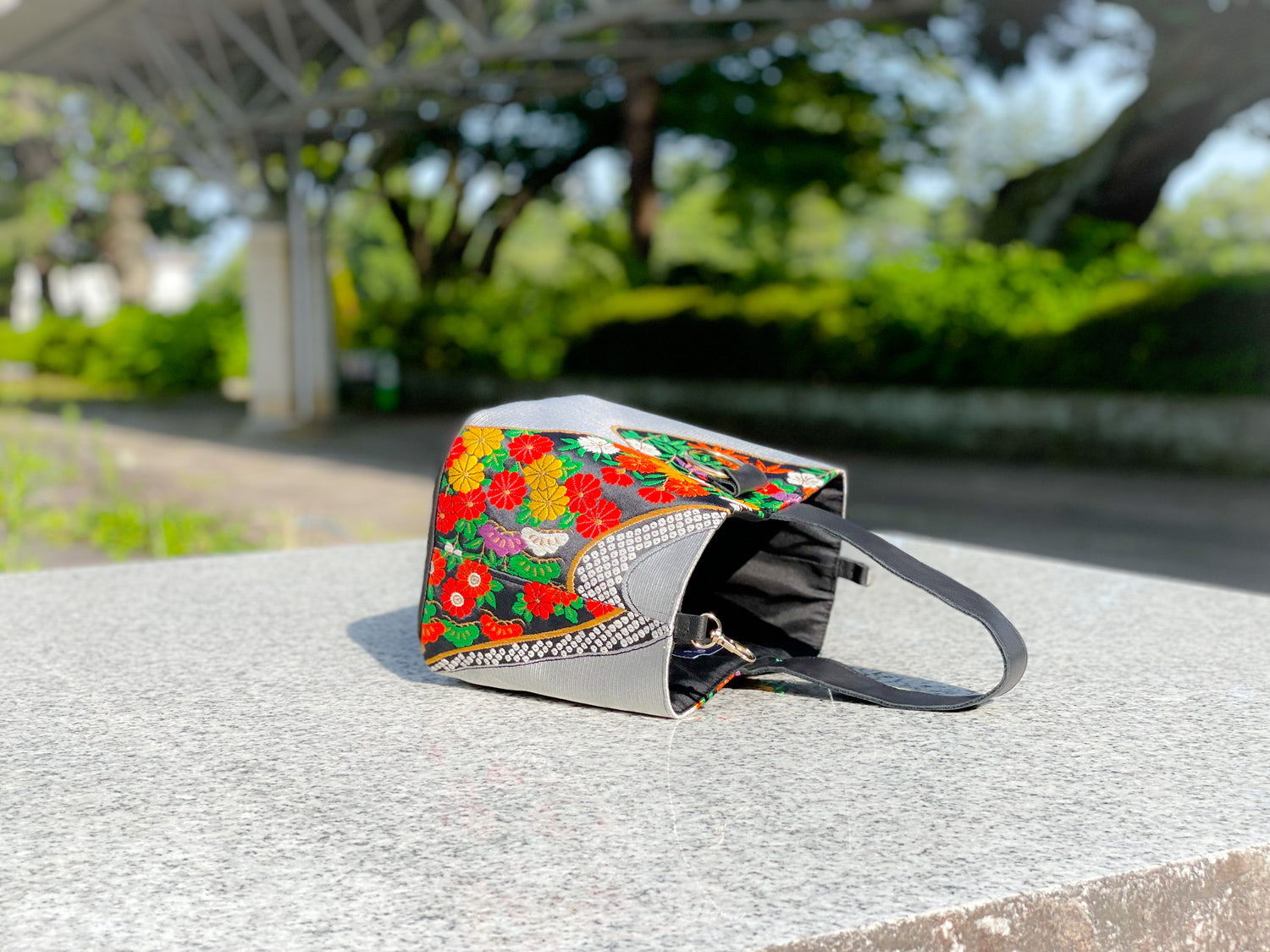 One-handle Bucket Bag【Akari】 ワンハンドルバケットバッグ【明花梨】