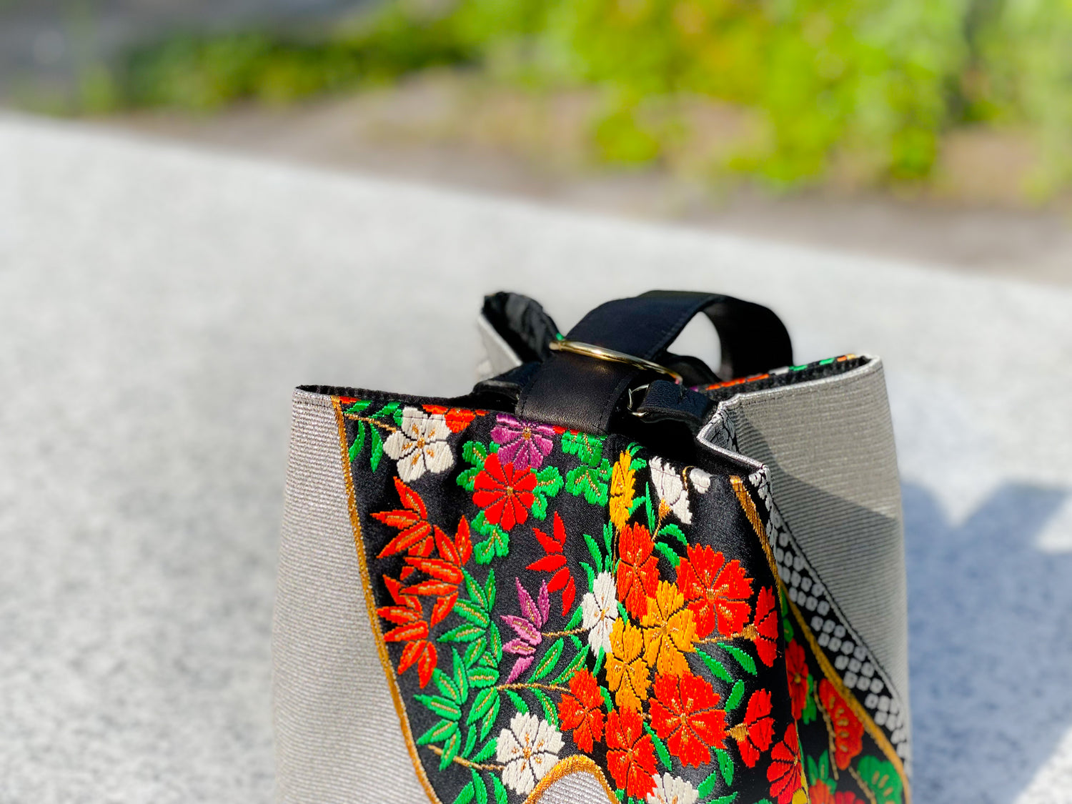 One-handle Bucket Bag【Akari】 ワンハンドルバケットバッグ【明花梨】