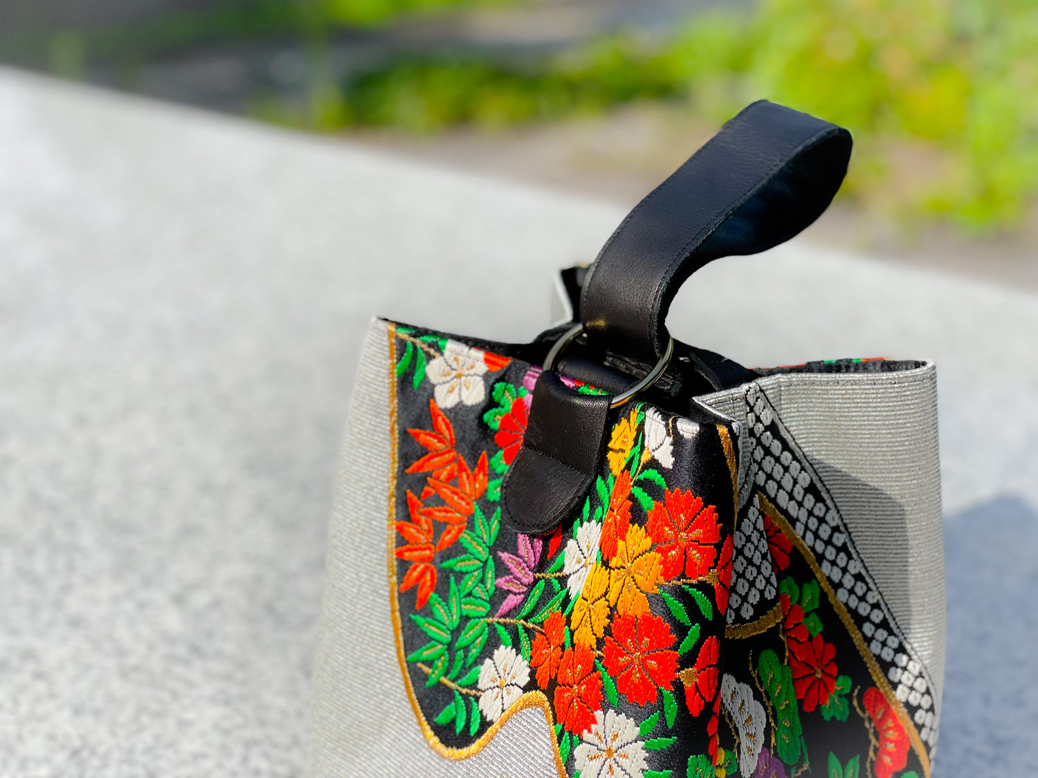 One-handle Bucket Bag【Akari】 ワンハンドルバケットバッグ【明花梨】