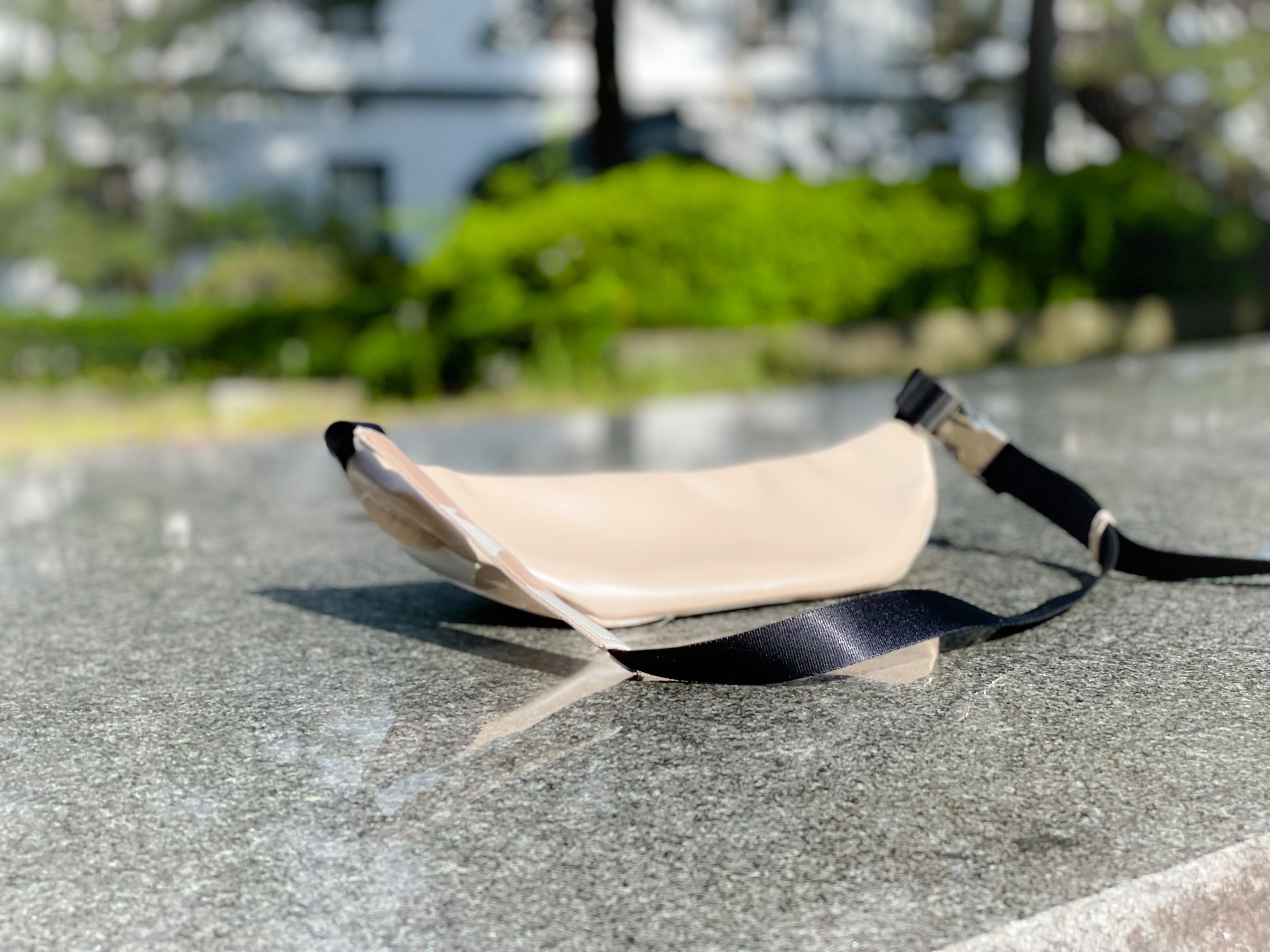 Waist・Cross-body Bag【Haku】クロスボディーバッグ【箔】