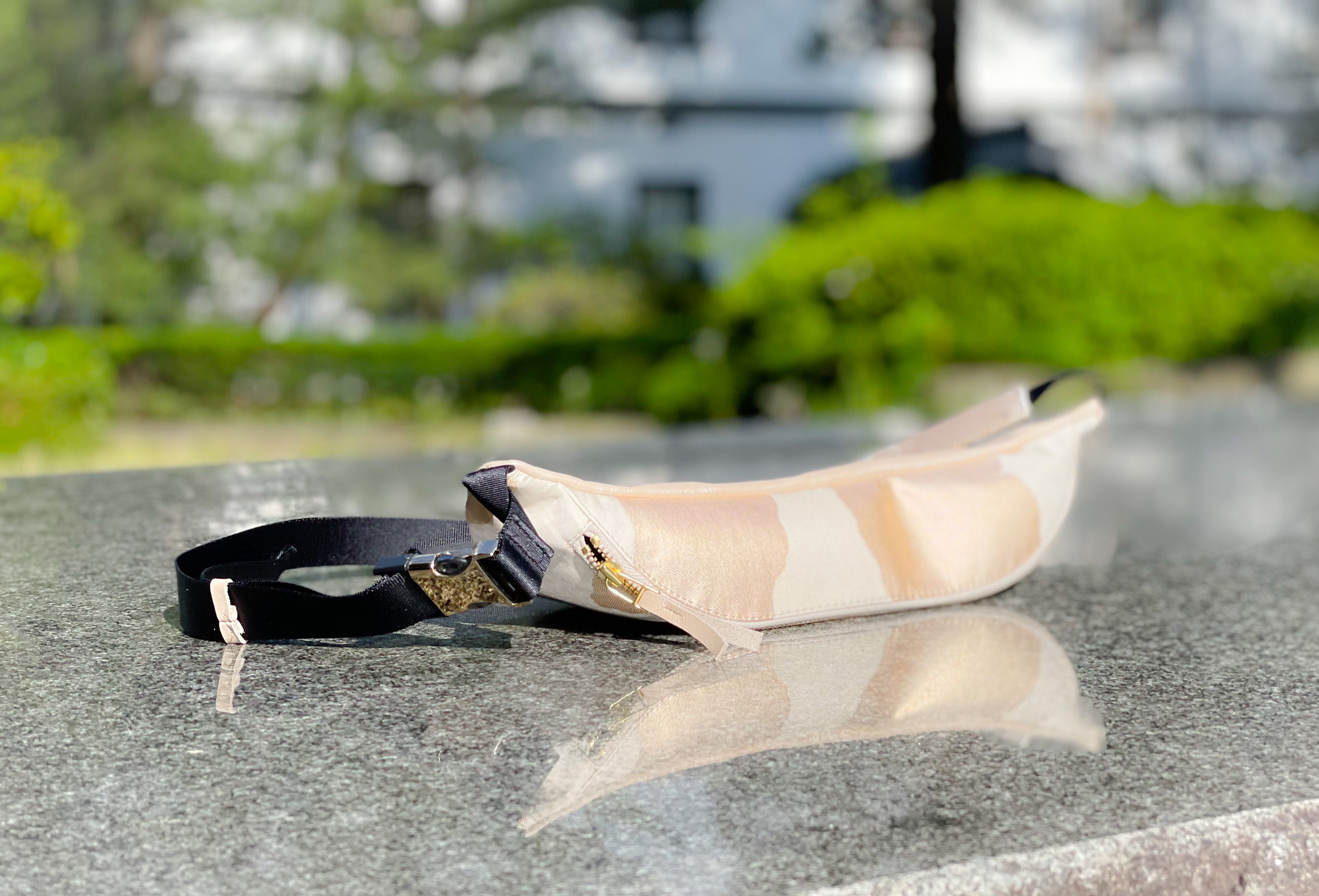 Waist・Cross-body Bag【Haku】クロスボディーバッグ【箔】