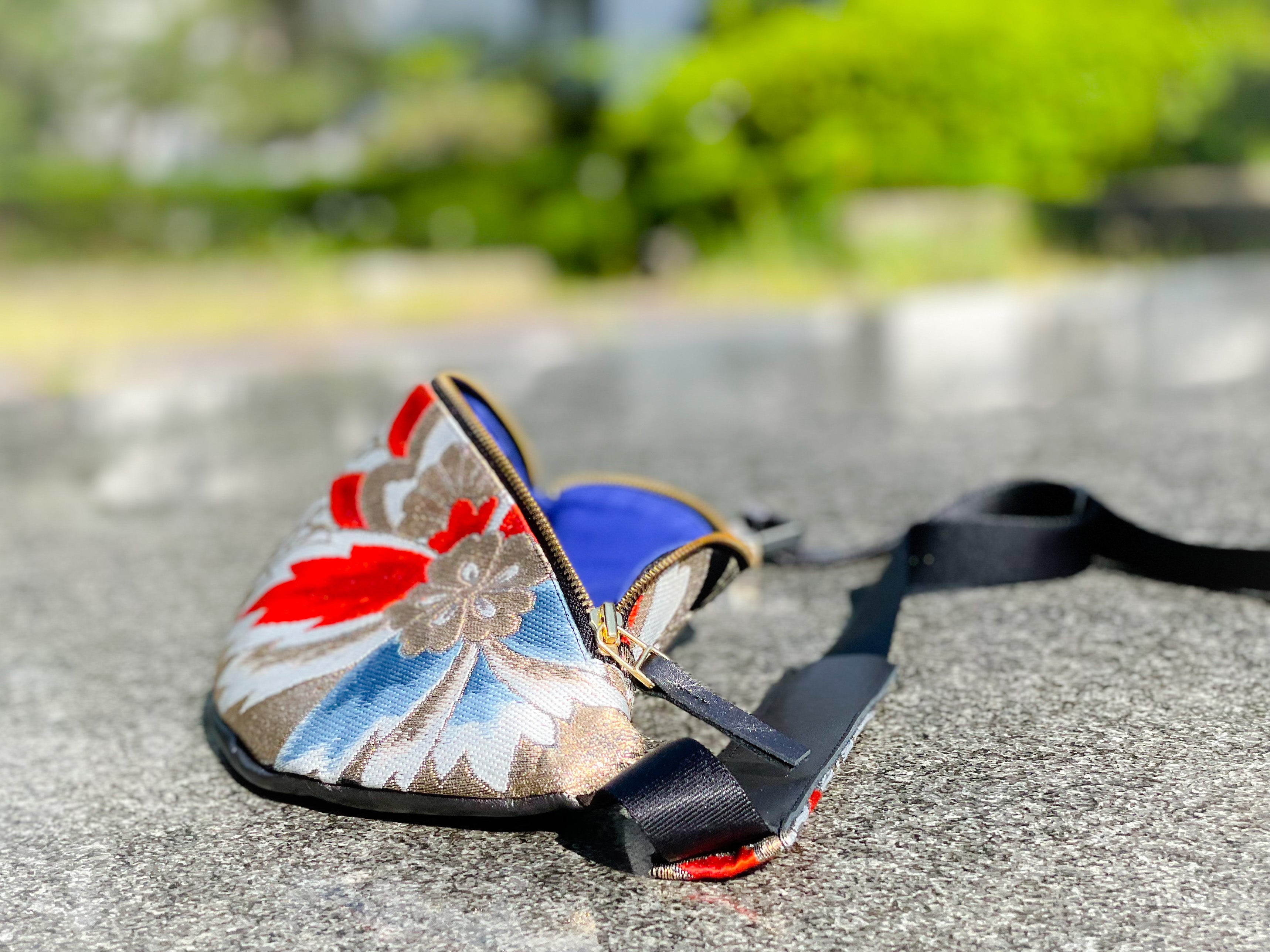 Waist・Cross-body Bag【Ruon】クロスボディーバッグ【流音】