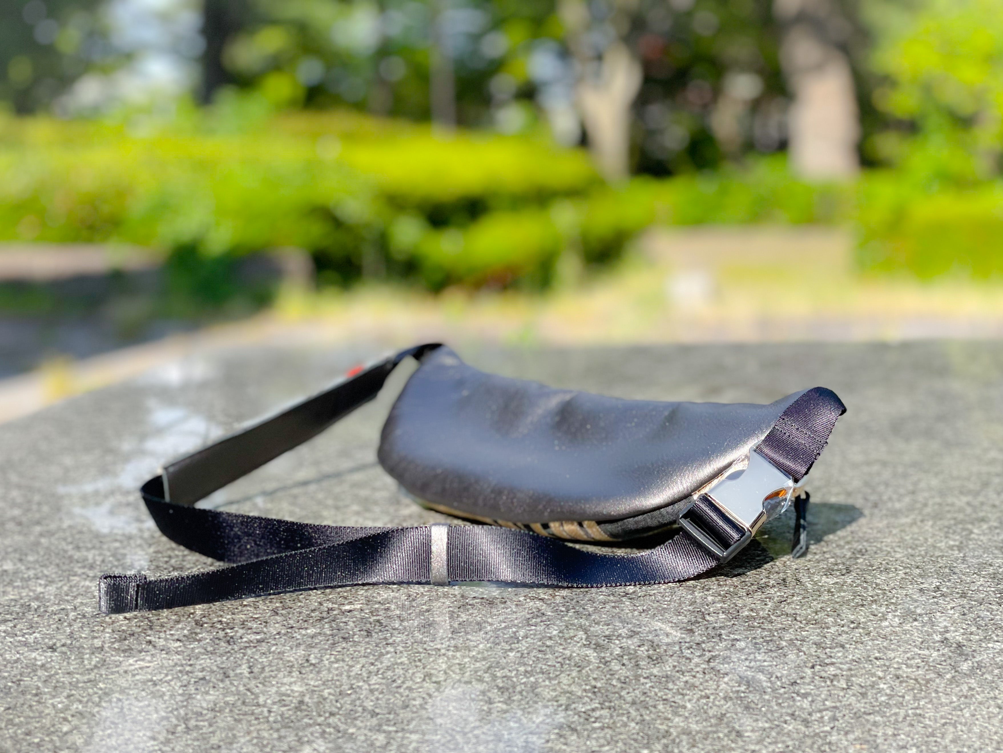 Waist・Cross-body Bag【Ruon】クロスボディーバッグ【流音】
