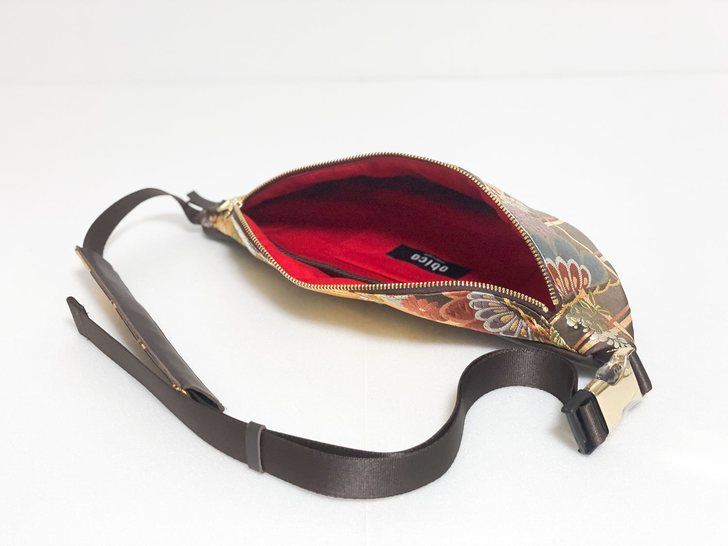 Waist・Cross-body Bag【Hanawa】クロスボディーバッグ【花曲】