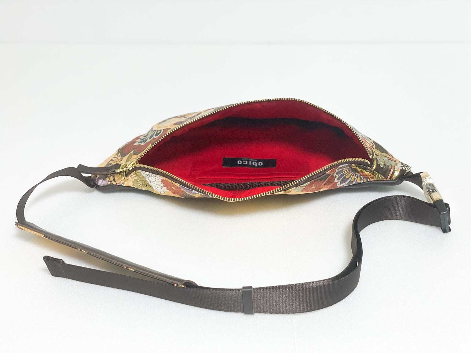 Waist・Cross-body Bag【Hanawa】クロスボディーバッグ【花曲】