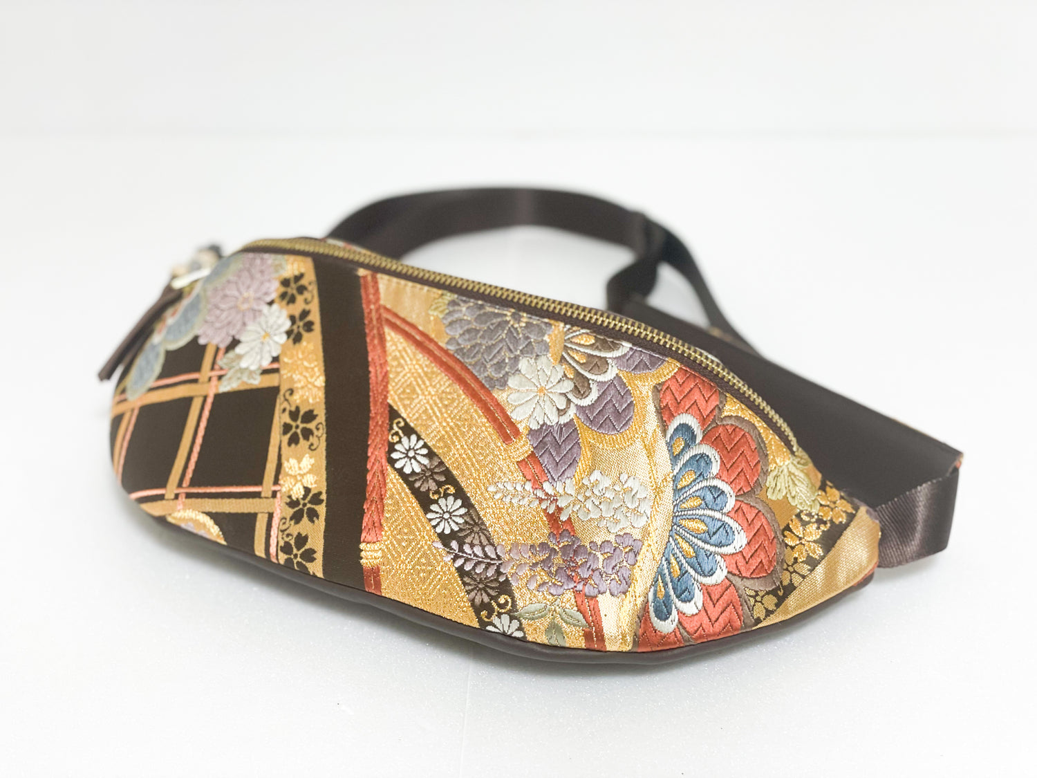 Waist・Cross-body Bag【Hanawa】クロスボディーバッグ【花曲】