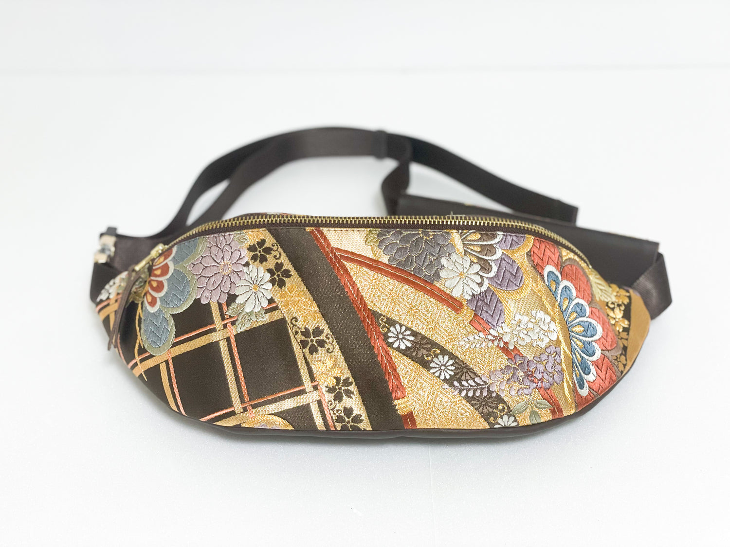 Waist・Cross-body Bag【Hanawa】クロスボディーバッグ【花曲】