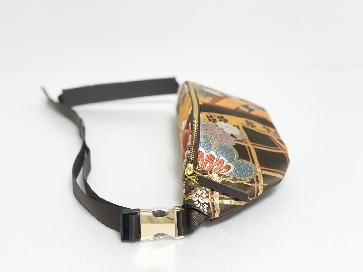 Waist・Cross-body Bag【Hanawa】クロスボディーバッグ【花曲】