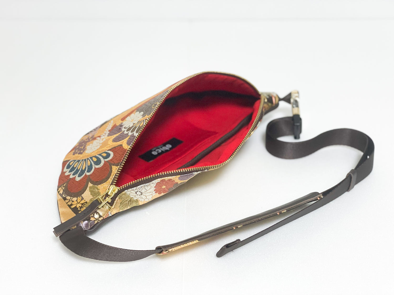 Waist・Cross-body Bag【Hanawa】クロスボディーバッグ【花曲】