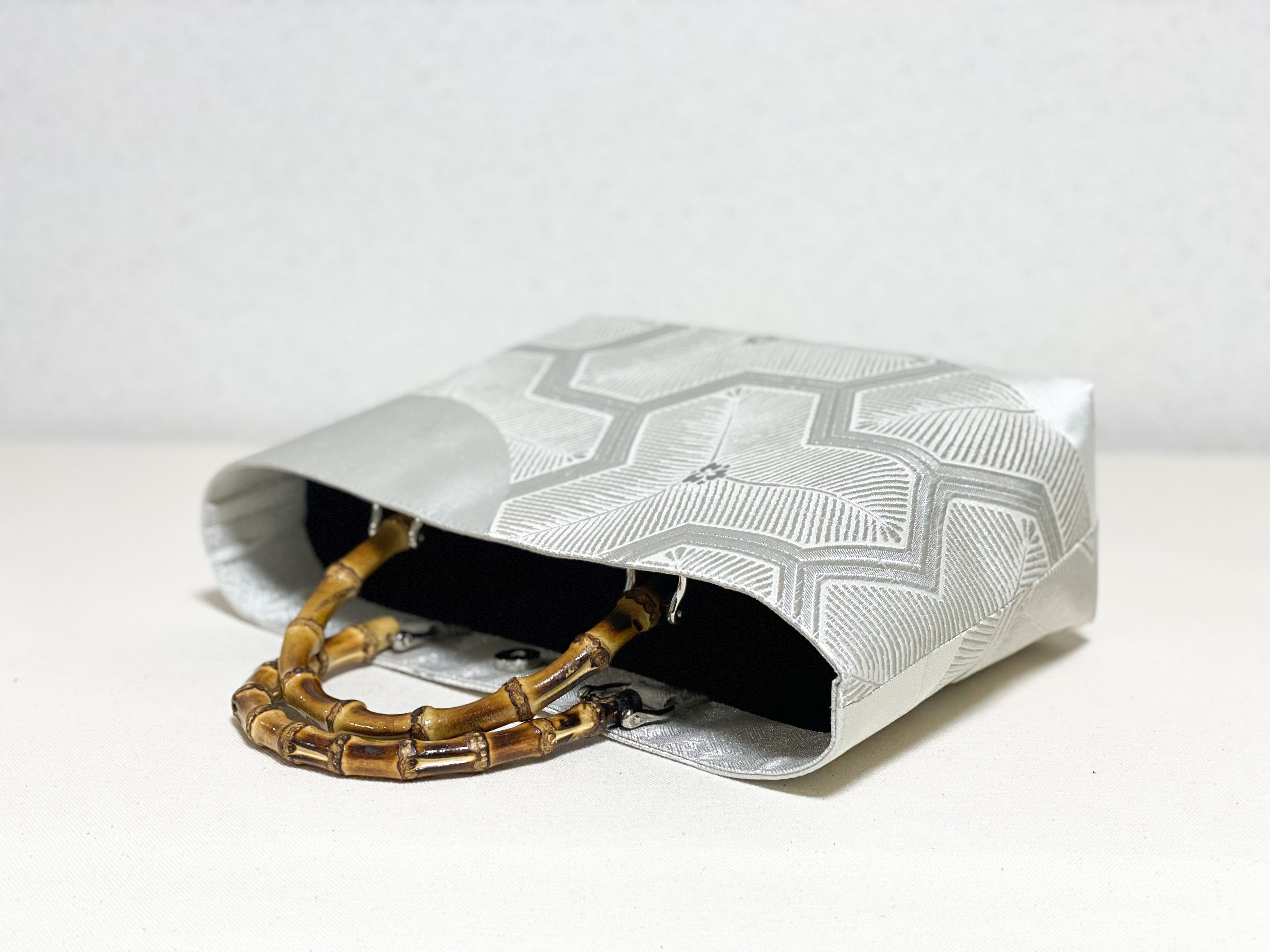 【Platinum Collection】Eternity Tote Bag with bamboo handle 【Mitsuki】  竹持ち手のエタニティトート【三月】