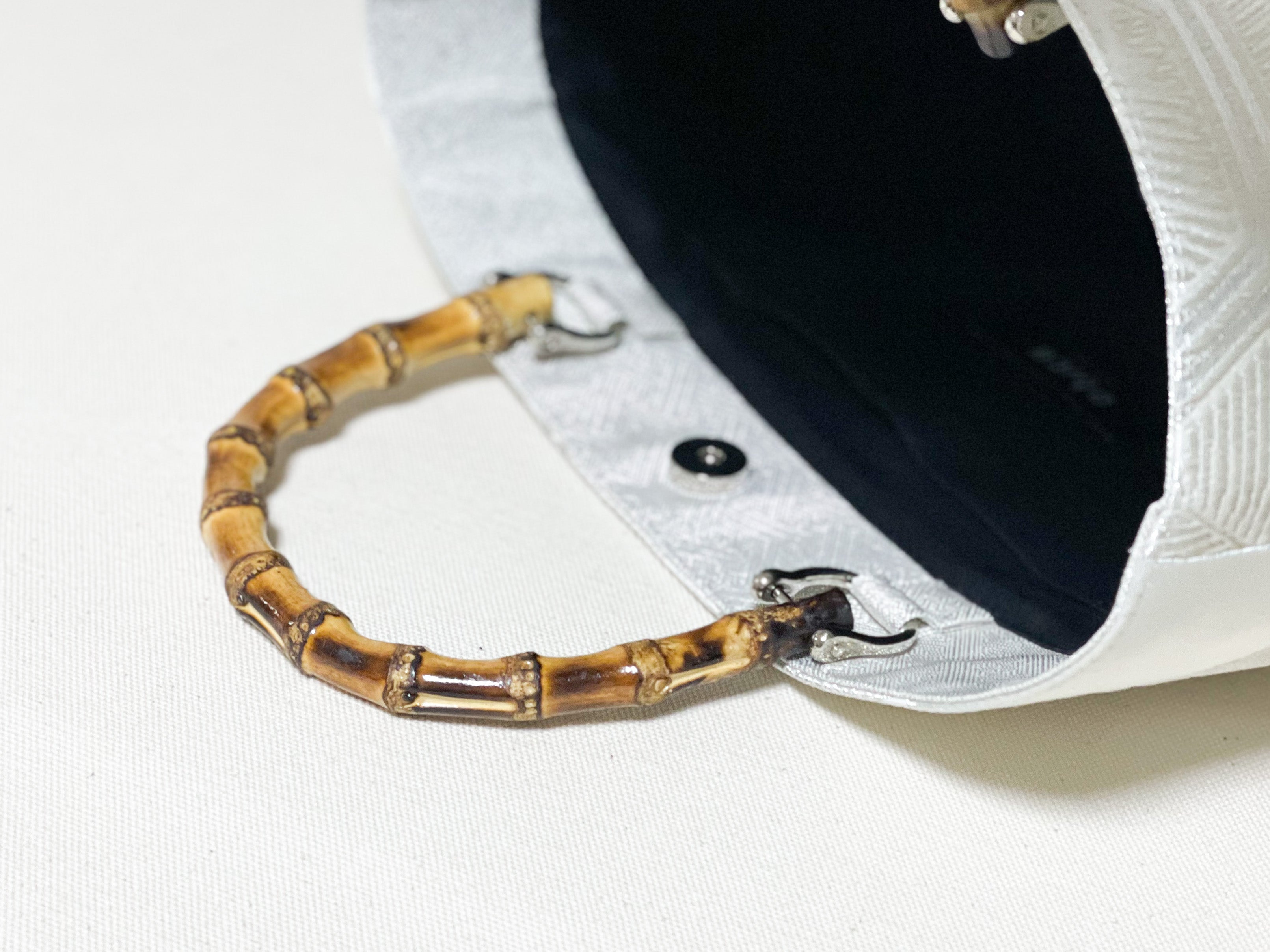 【Platinum Collection】Eternity Tote Bag with bamboo handle 【Mitsuki】  竹持ち手のエタニティトート【三月】