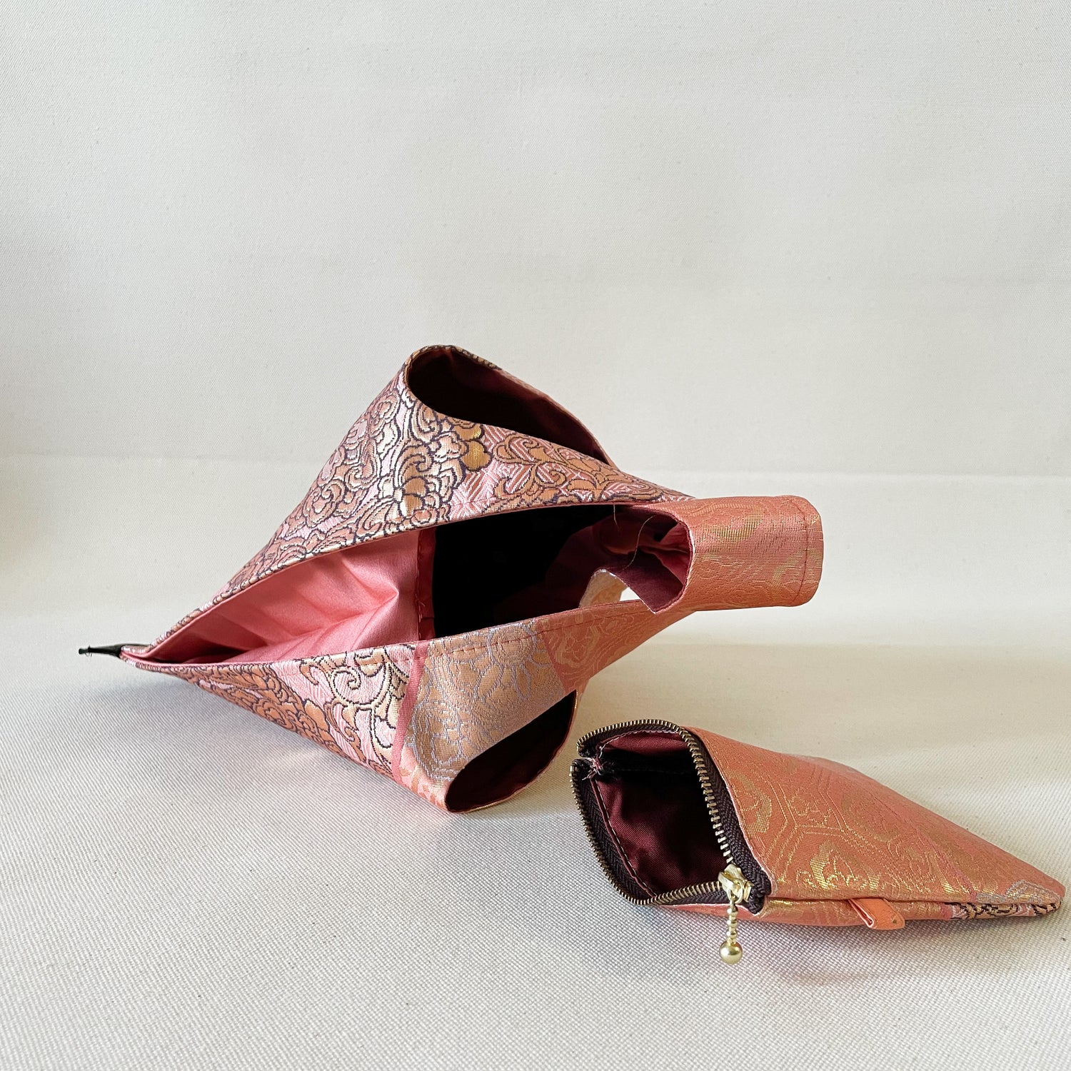 Knot Bag with Baby Pouch【Meikou】 ノットバッグとベイビーポーチ【明光】