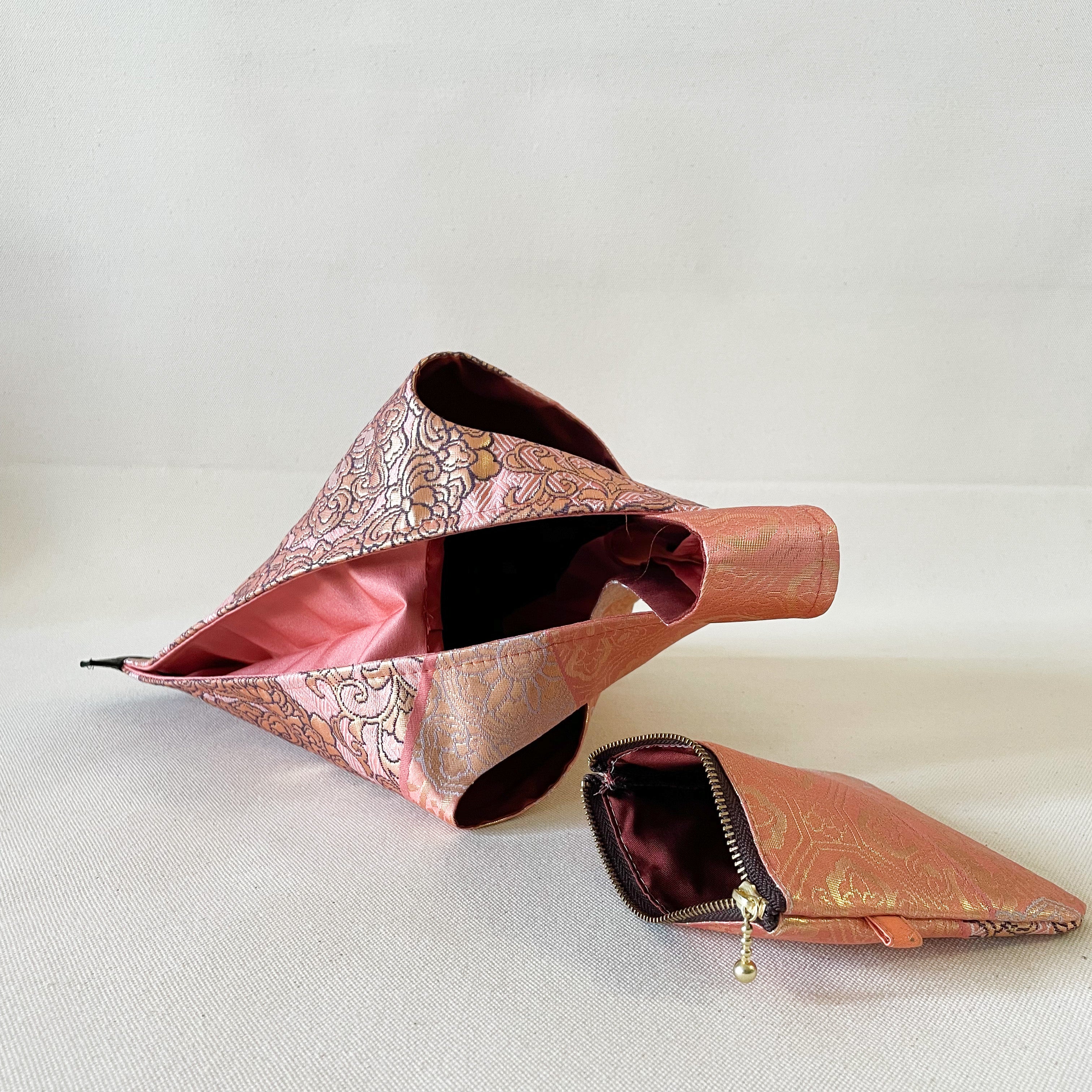 Knot Bag with Baby Pouch【Meikou】 ノットバッグとベイビーポーチ【明光】