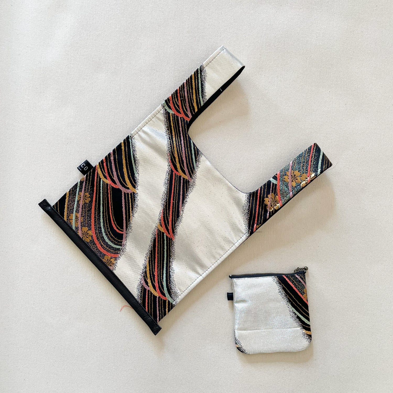 Knot Bag with Baby Pouch【Sansan】 ノットバッグとベイビーポーチ【燦々】