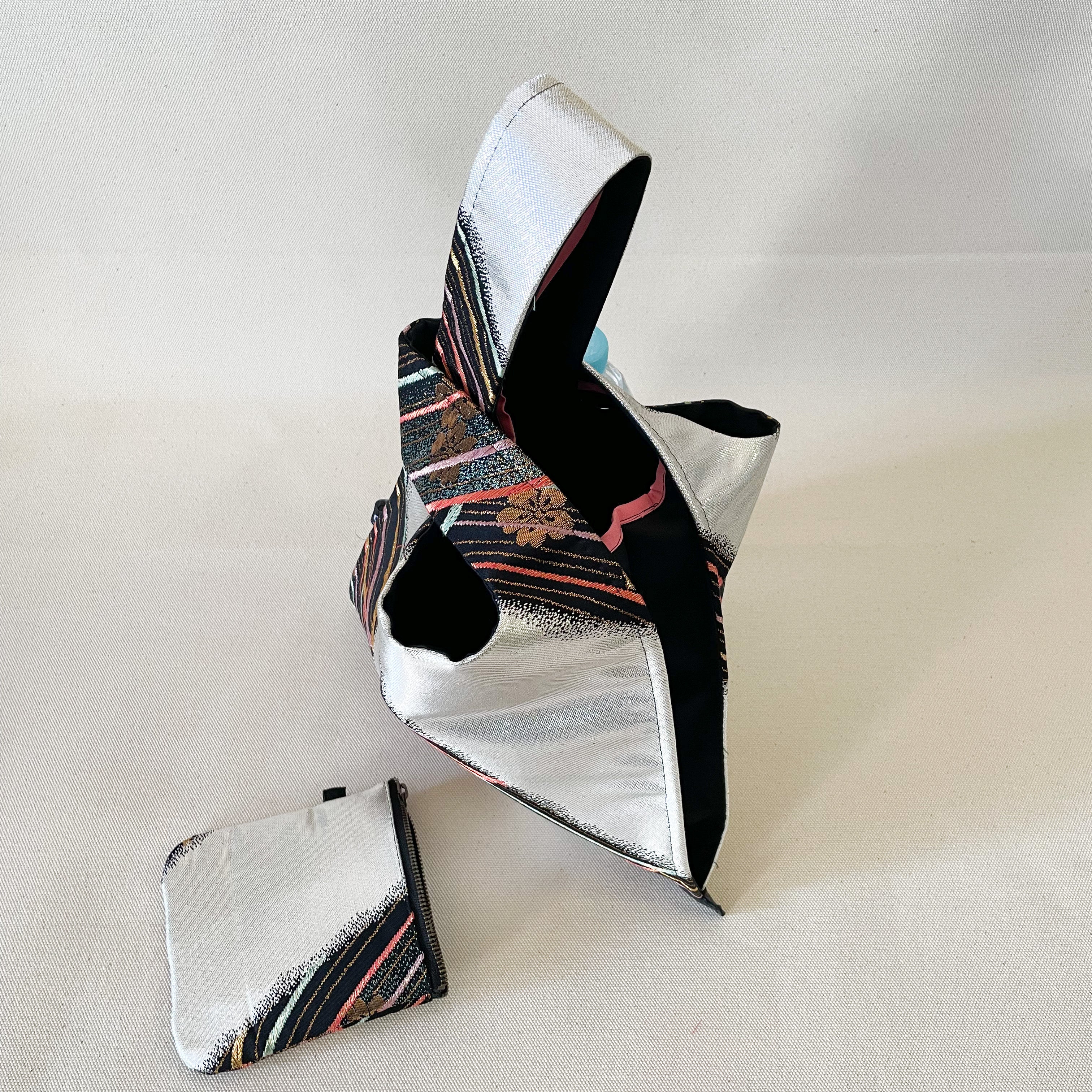 Knot Bag with Baby Pouch【Sansan】 ノットバッグとベイビーポーチ【燦々】