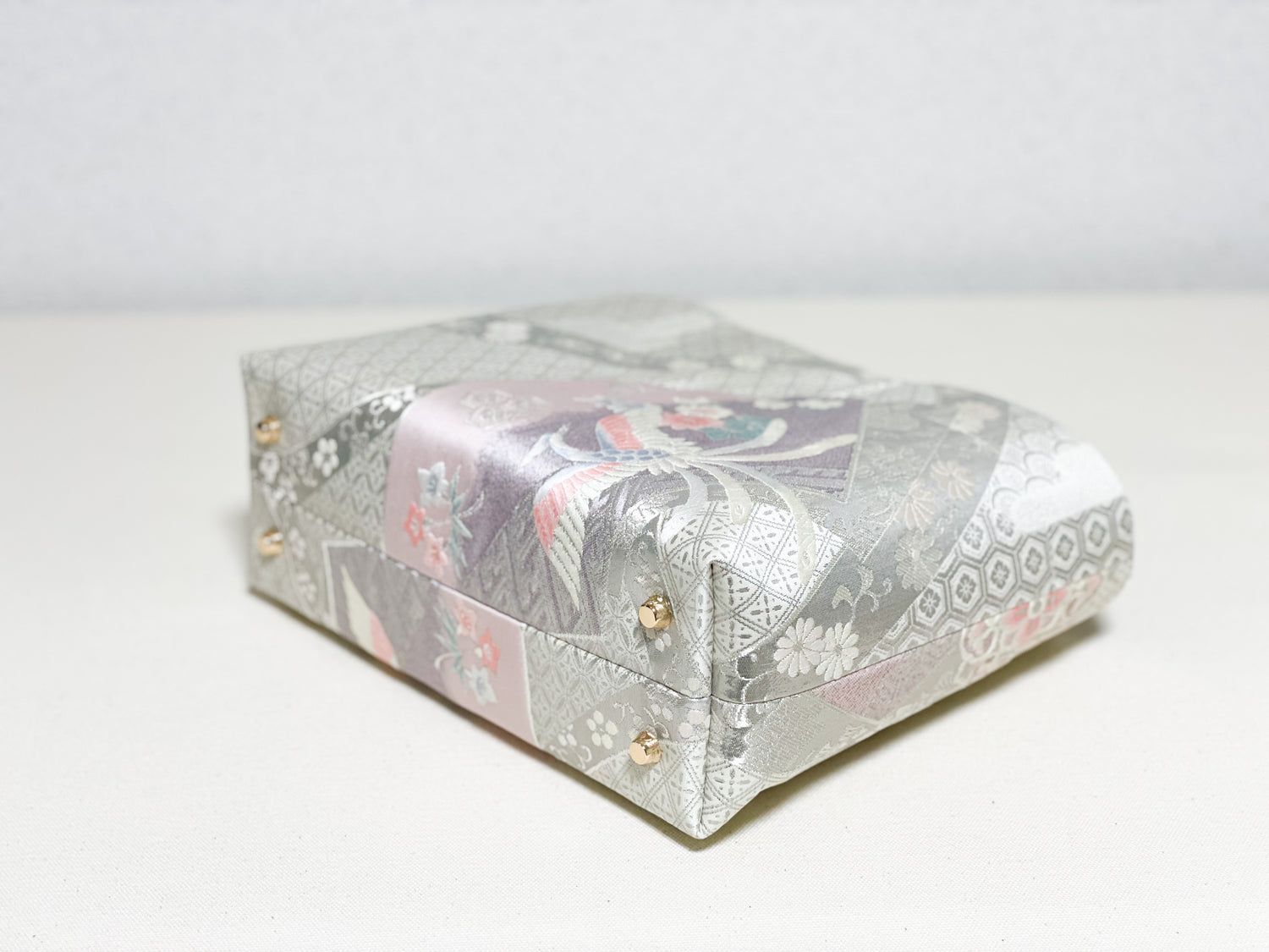 【Platinum Collection】Eternity Tote Bag with bamboo handle 【Ginbu】  竹持ち手のエタニティトート【銀踊】