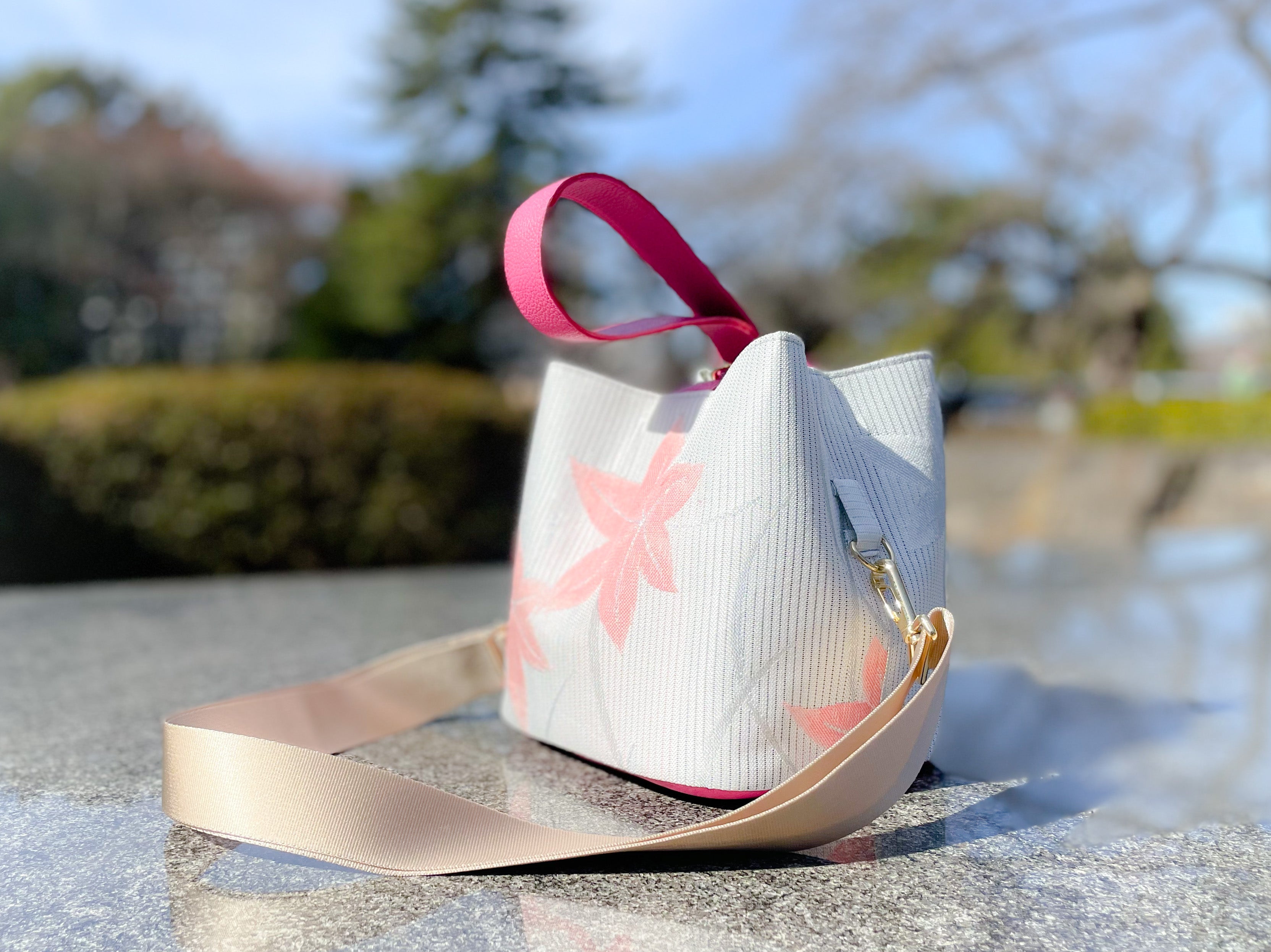 One-handle Bucket Bag【Kaede】 ワンハンドルバケットバッグ【楓】