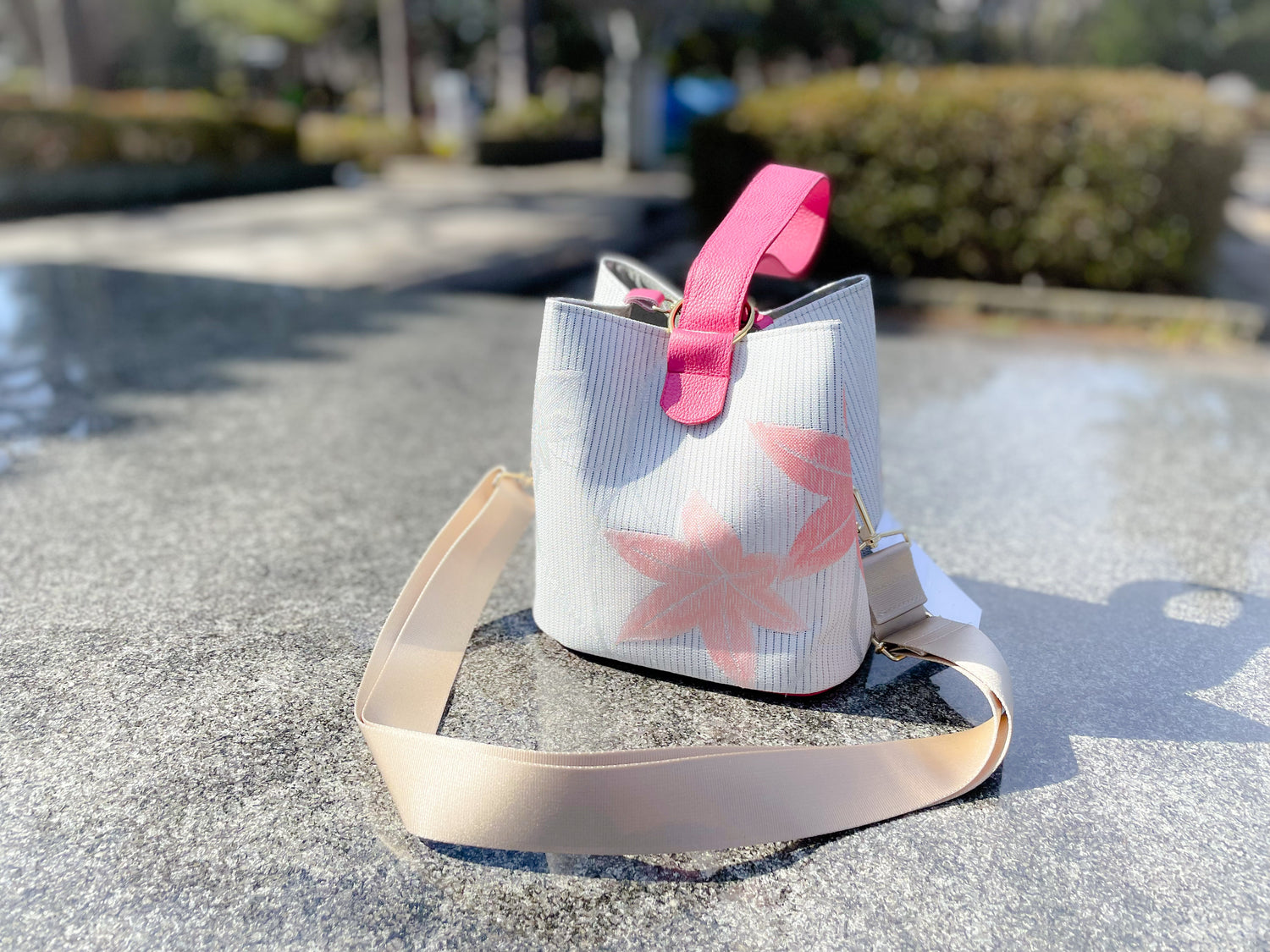 One-handle Bucket Bag【Kaede】 ワンハンドルバケットバッグ【楓】