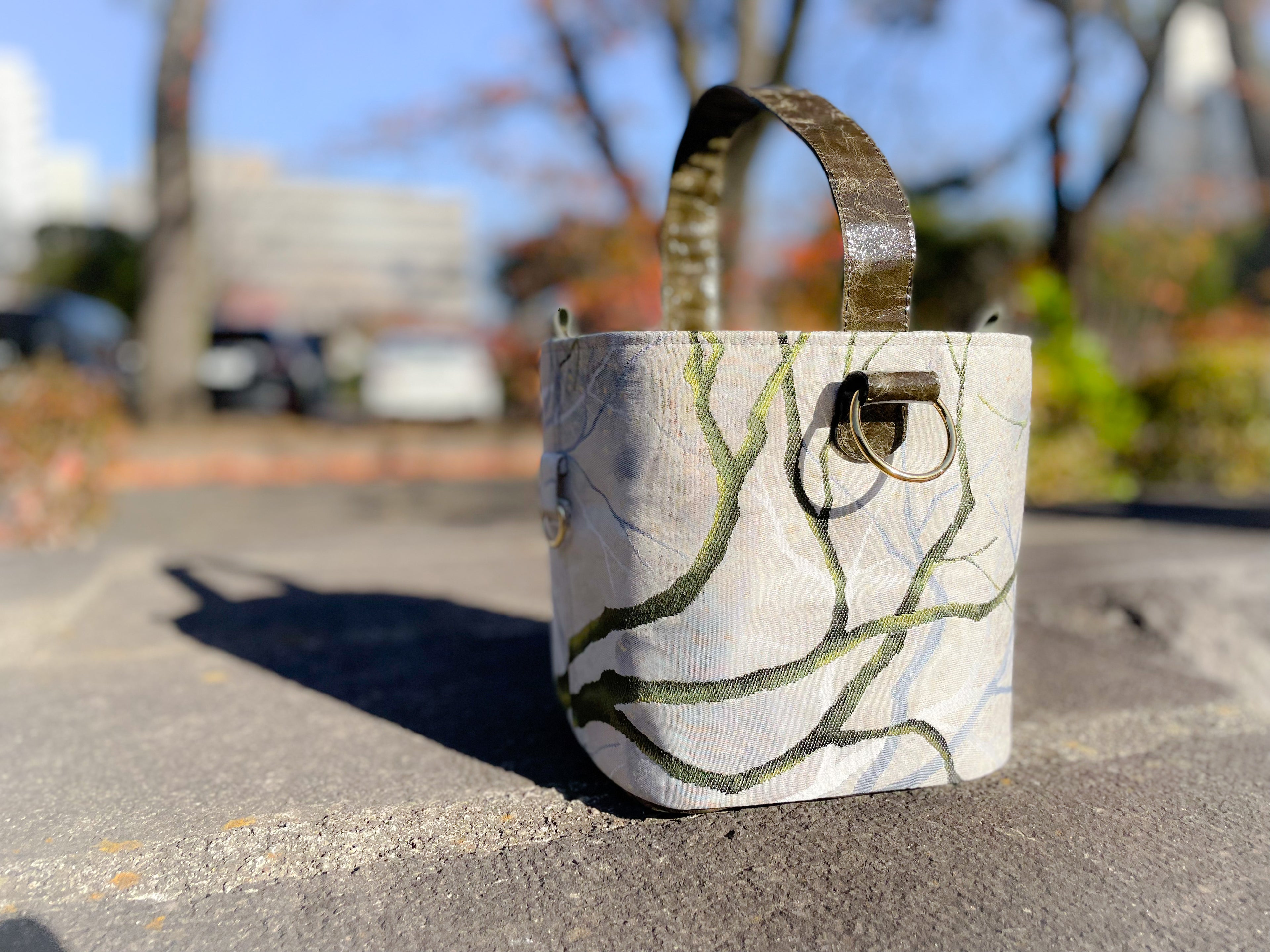 One-handle Bucket Bag【Sakaki】 ワンハンドルバケットバッグ【賢木】