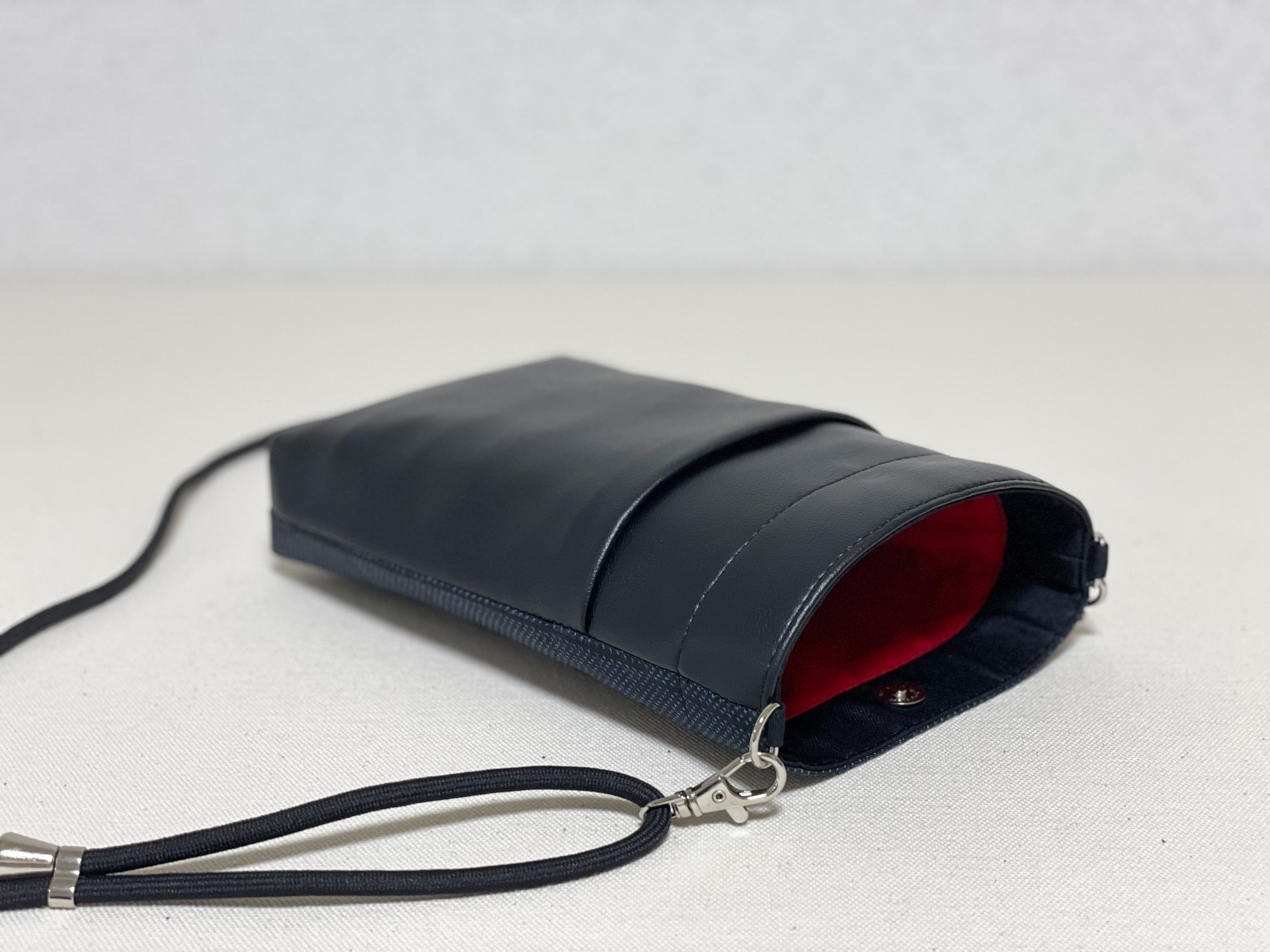 【Oshima Collection】Vertical Sacoche 【大島コレクション】サコッシュ (1B2)