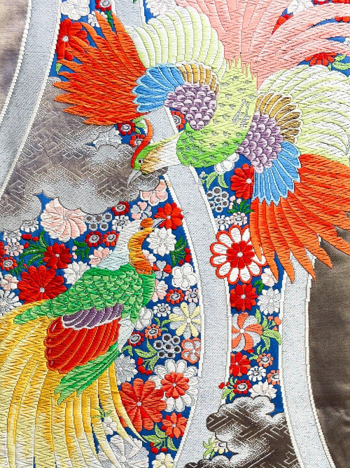 Fabric Panel【Fumika】壁掛けきもの帯ファブリックパネル【風美香】