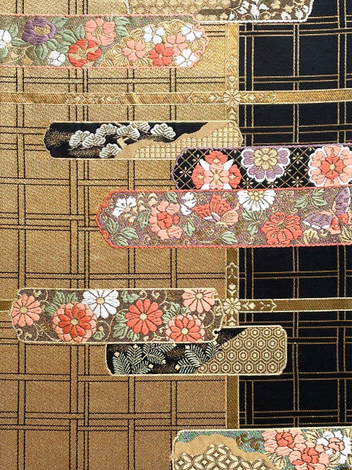 Fabric Panel【Rara】壁掛けきもの帯ファブリックパネル【来楽】