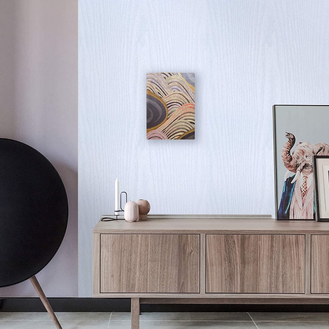 Fabric Panel【Yukari】壁掛けきもの帯ファブリックパネル【紫】