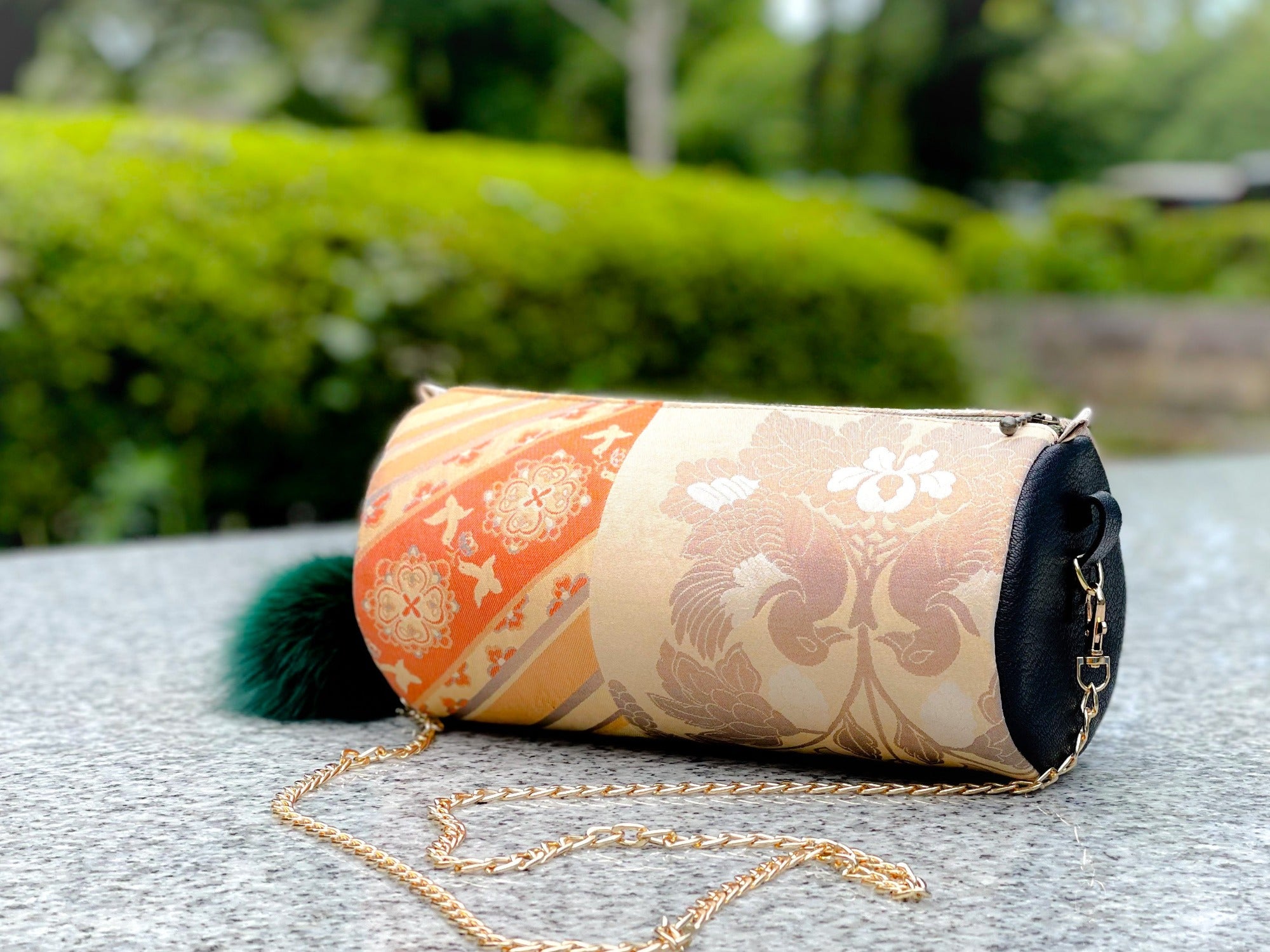 Cylinder Shoulder Pouch【Kotobuki】 筒型シリンダーポーチ【寿】