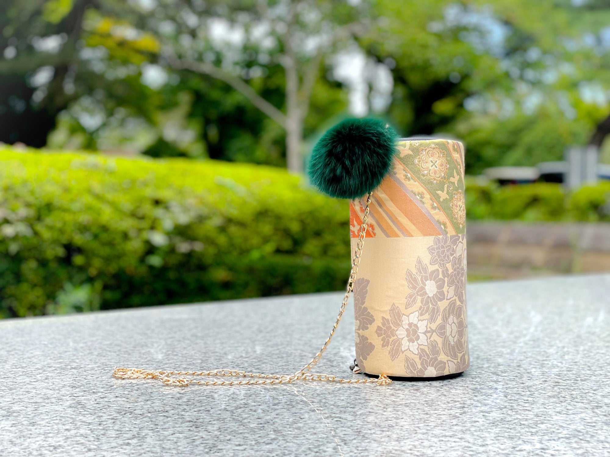 Cylinder Shoulder Pouch【Kotobuki】 筒型シリンダーポーチ【寿】