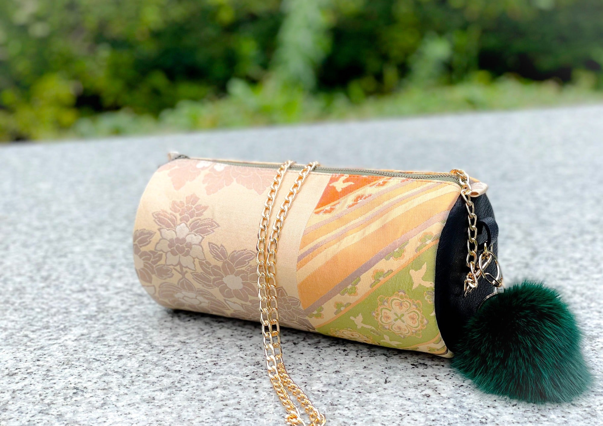 Cylinder Shoulder Pouch【Kotobuki】 筒型シリンダーポーチ【寿】